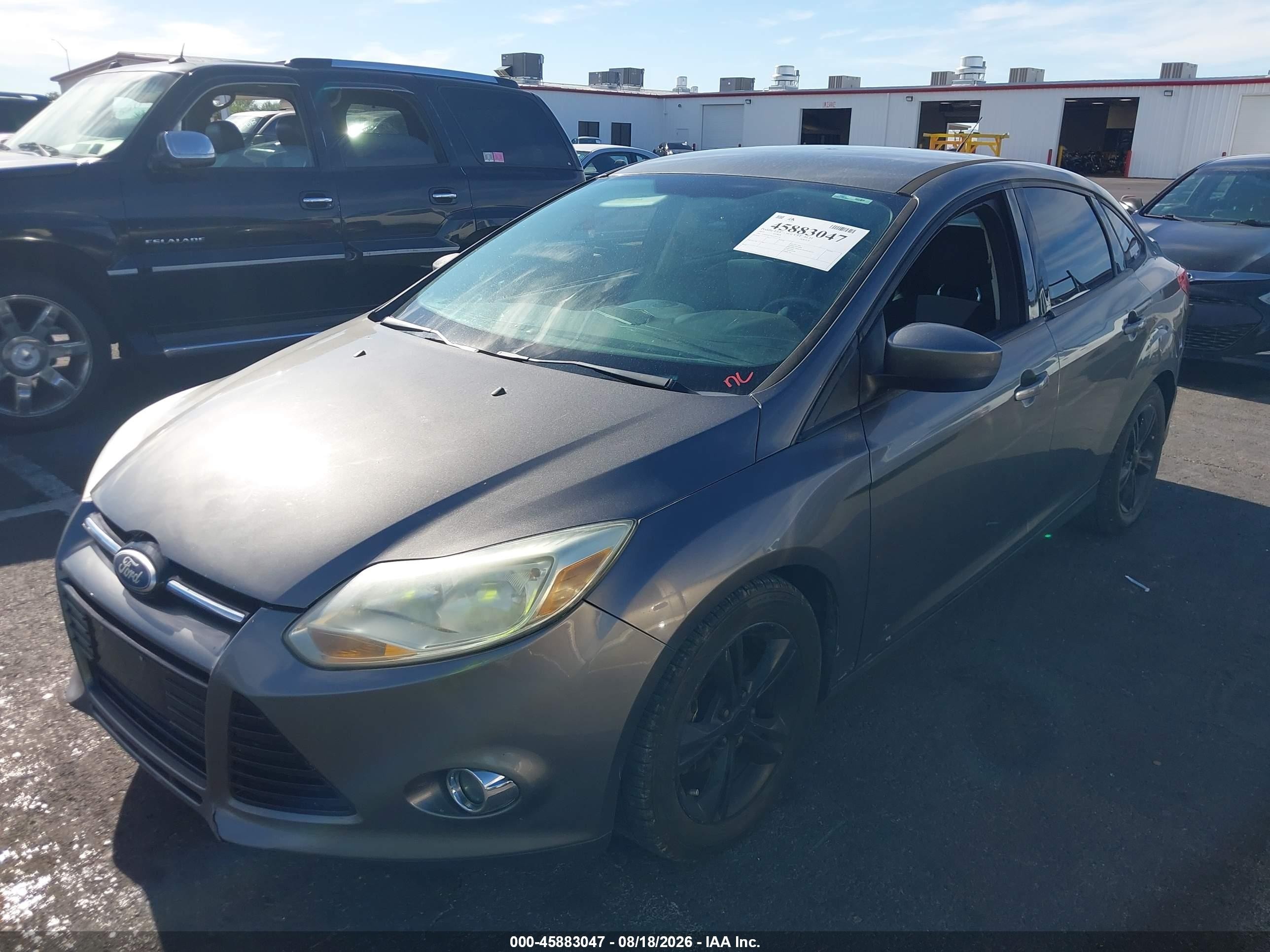 2012 Ford Focus Se Gray vin: 1FAHP3F25CL105134