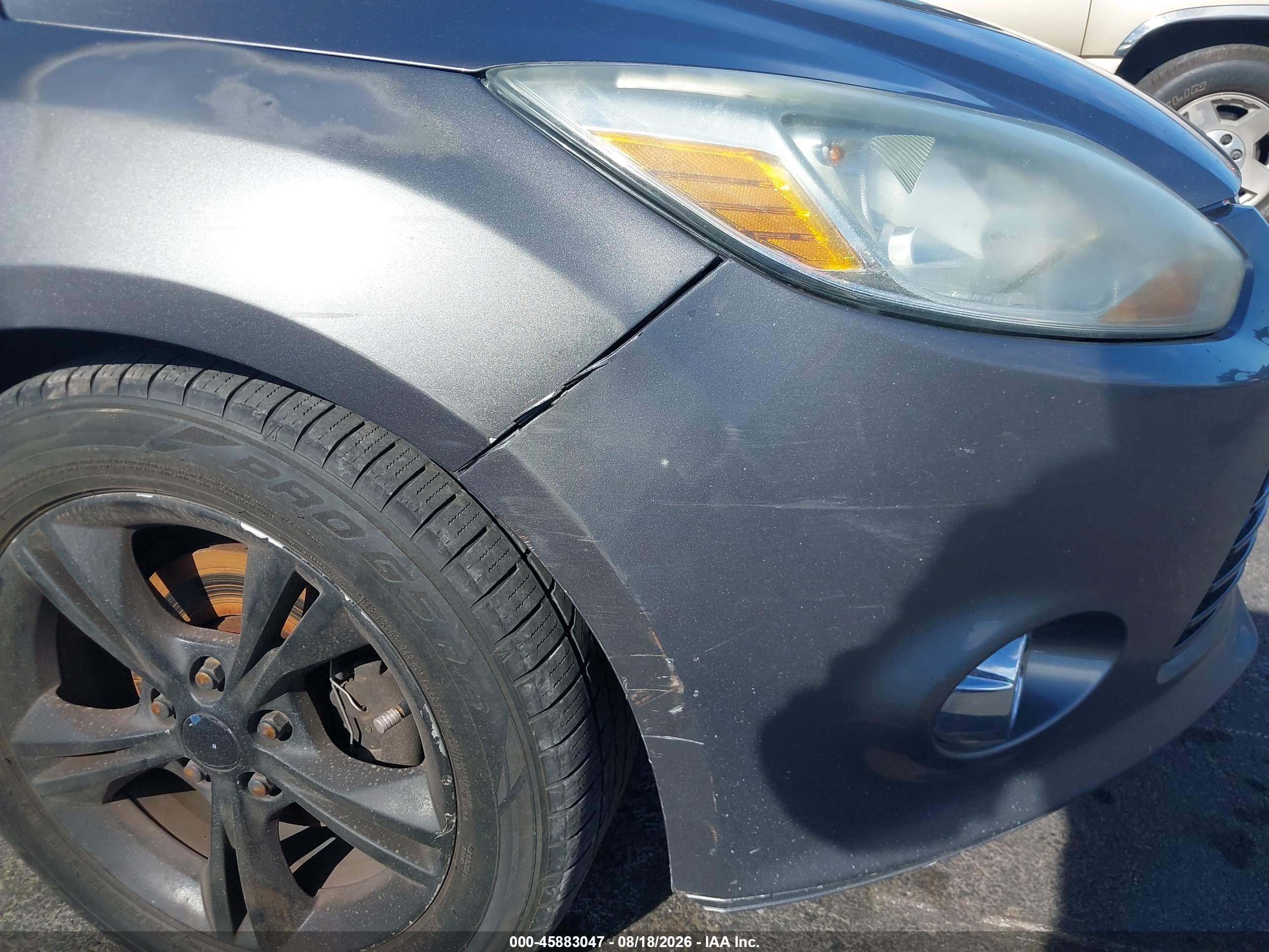 2012 Ford Focus Se Gray vin: 1FAHP3F25CL105134
