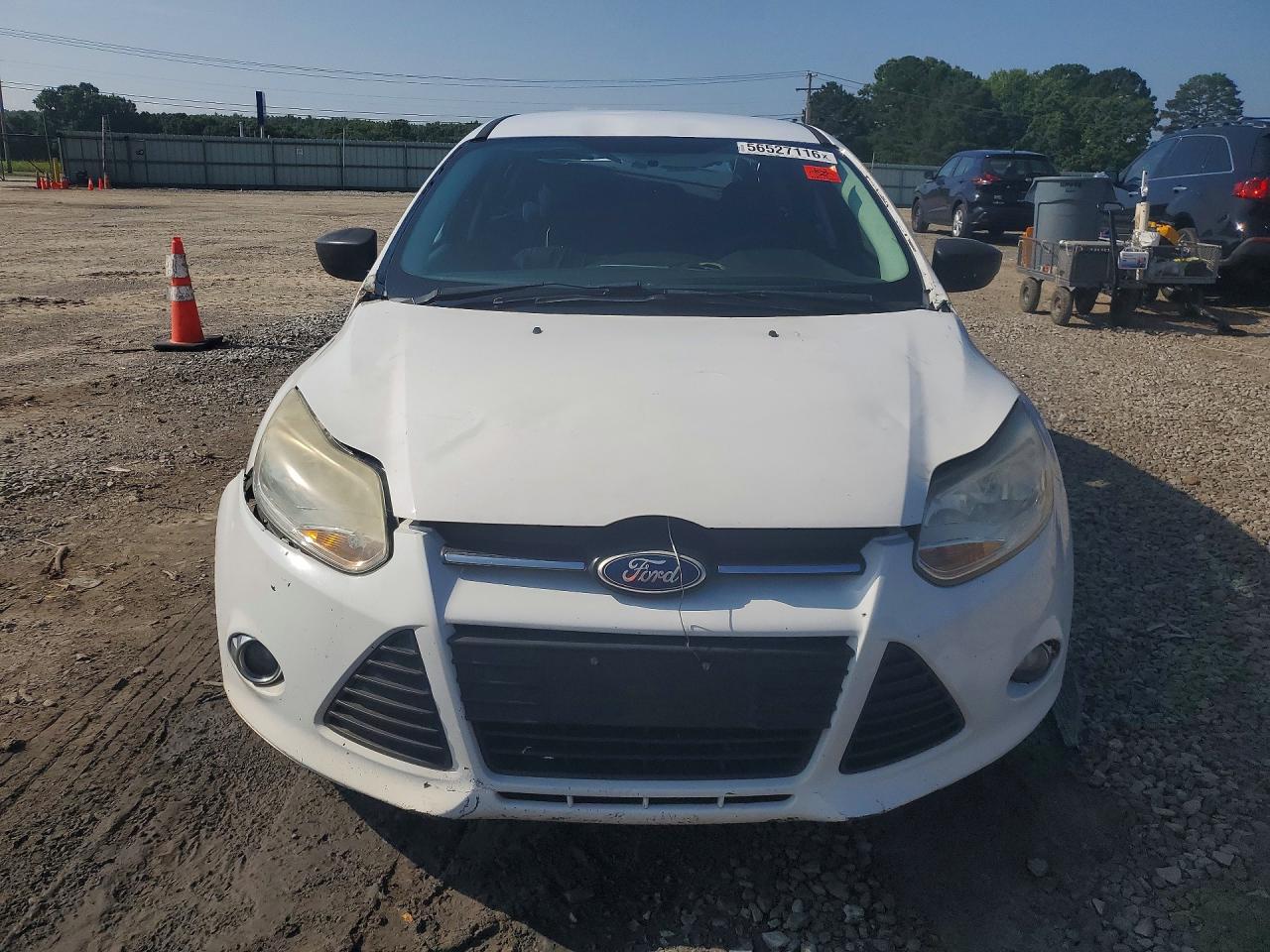 2012 Ford Focus Se White vin: 1FAHP3F25CL106705