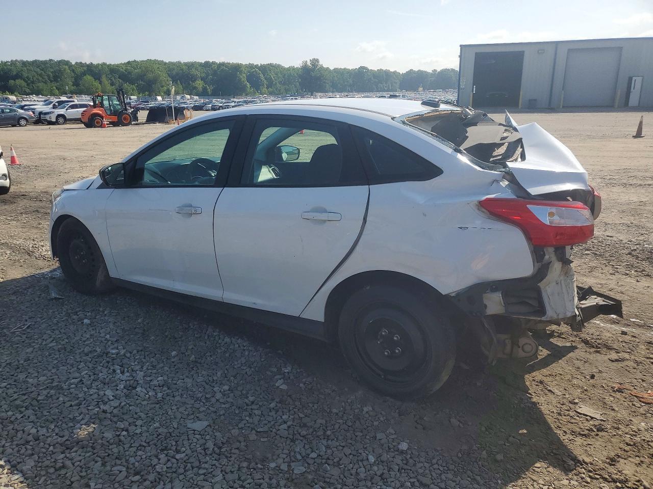 2012 Ford Focus Se White vin: 1FAHP3F25CL106705