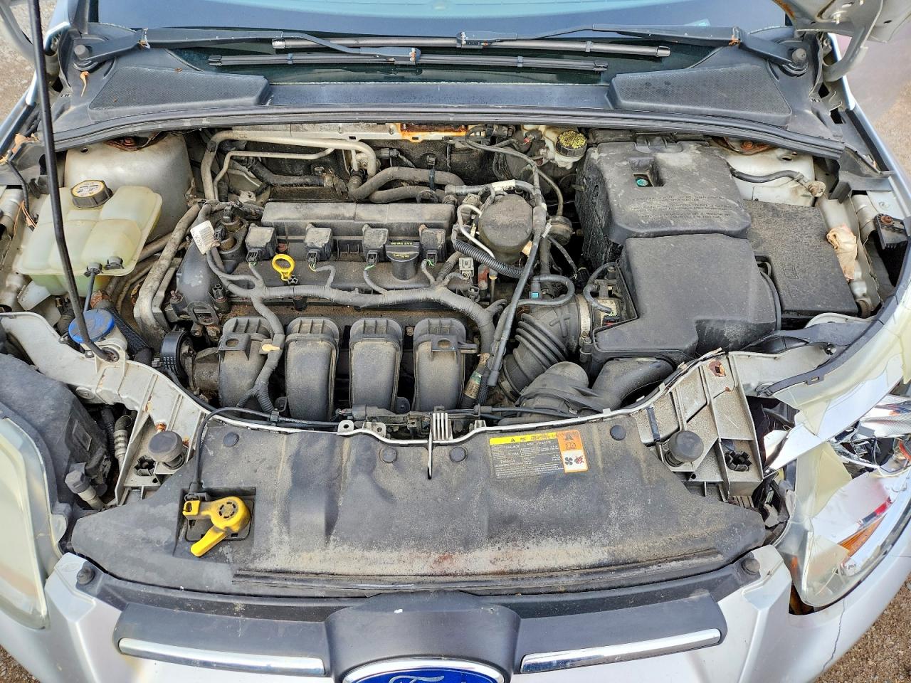 2012 Ford Focus Se Серебряный vin: 1FAHP3F25CL116098