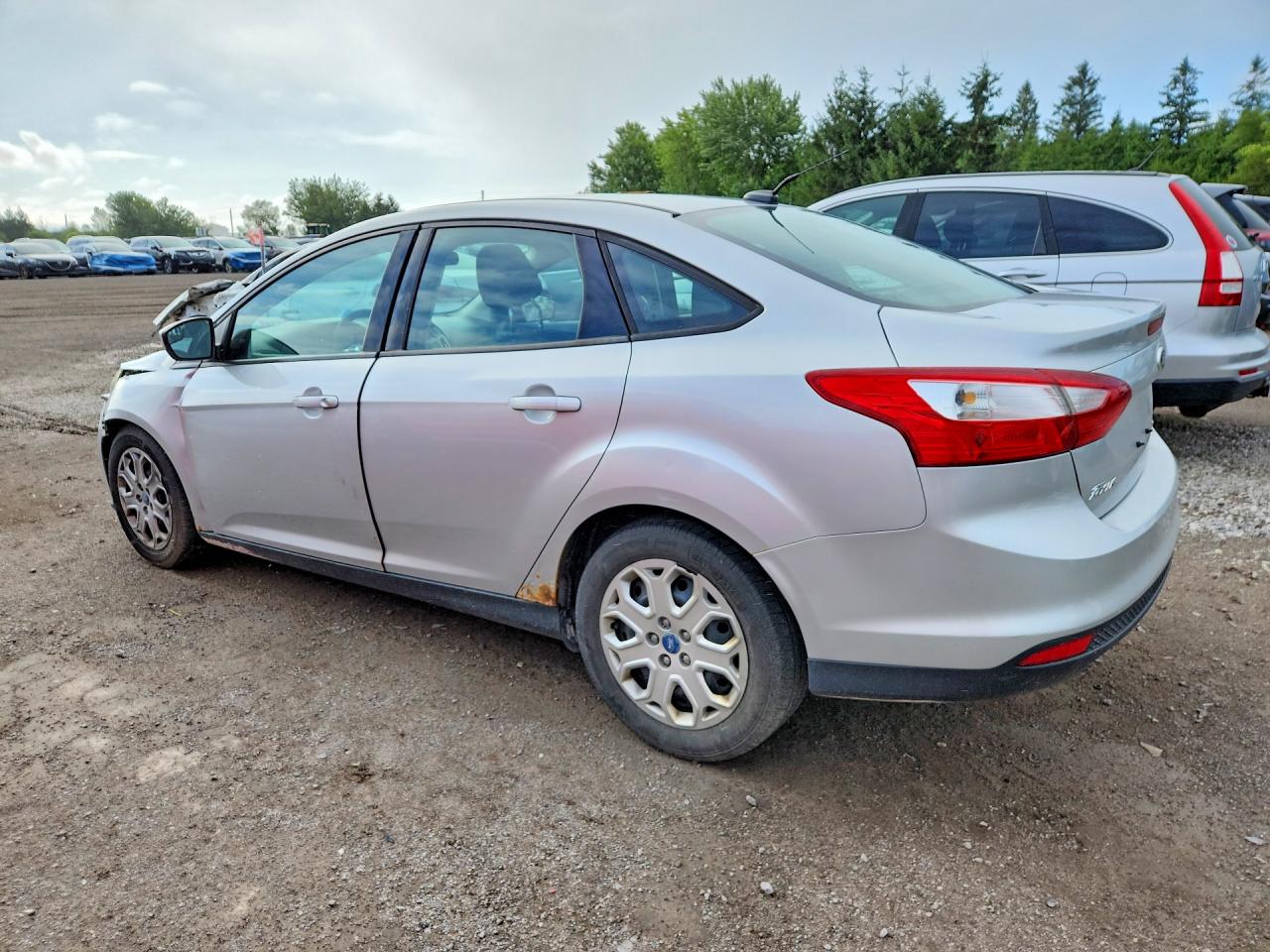 2012 Ford Focus Se Серебряный vin: 1FAHP3F25CL116098
