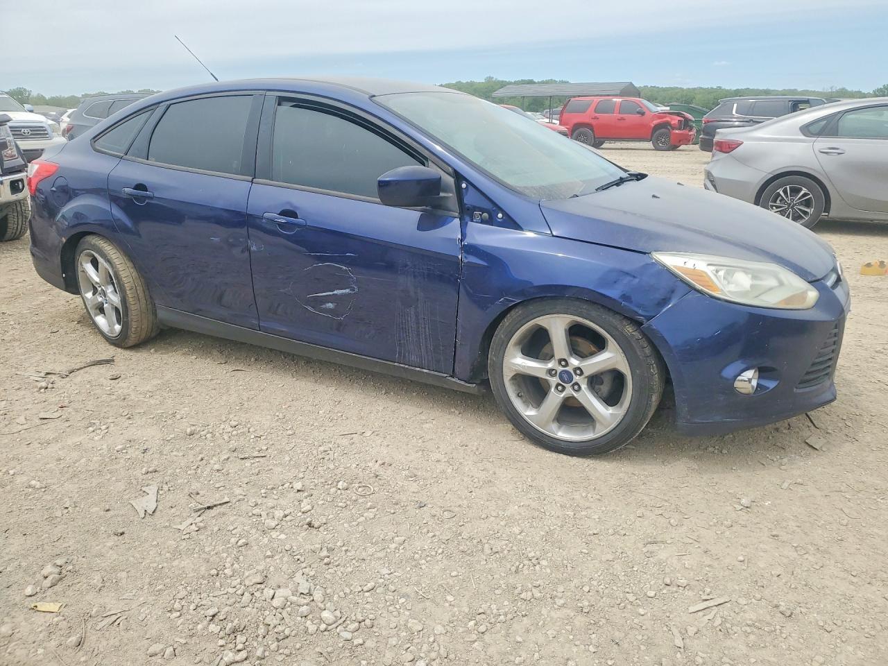 2012 Ford Focus Se Blue vin: 1FAHP3F25CL122922