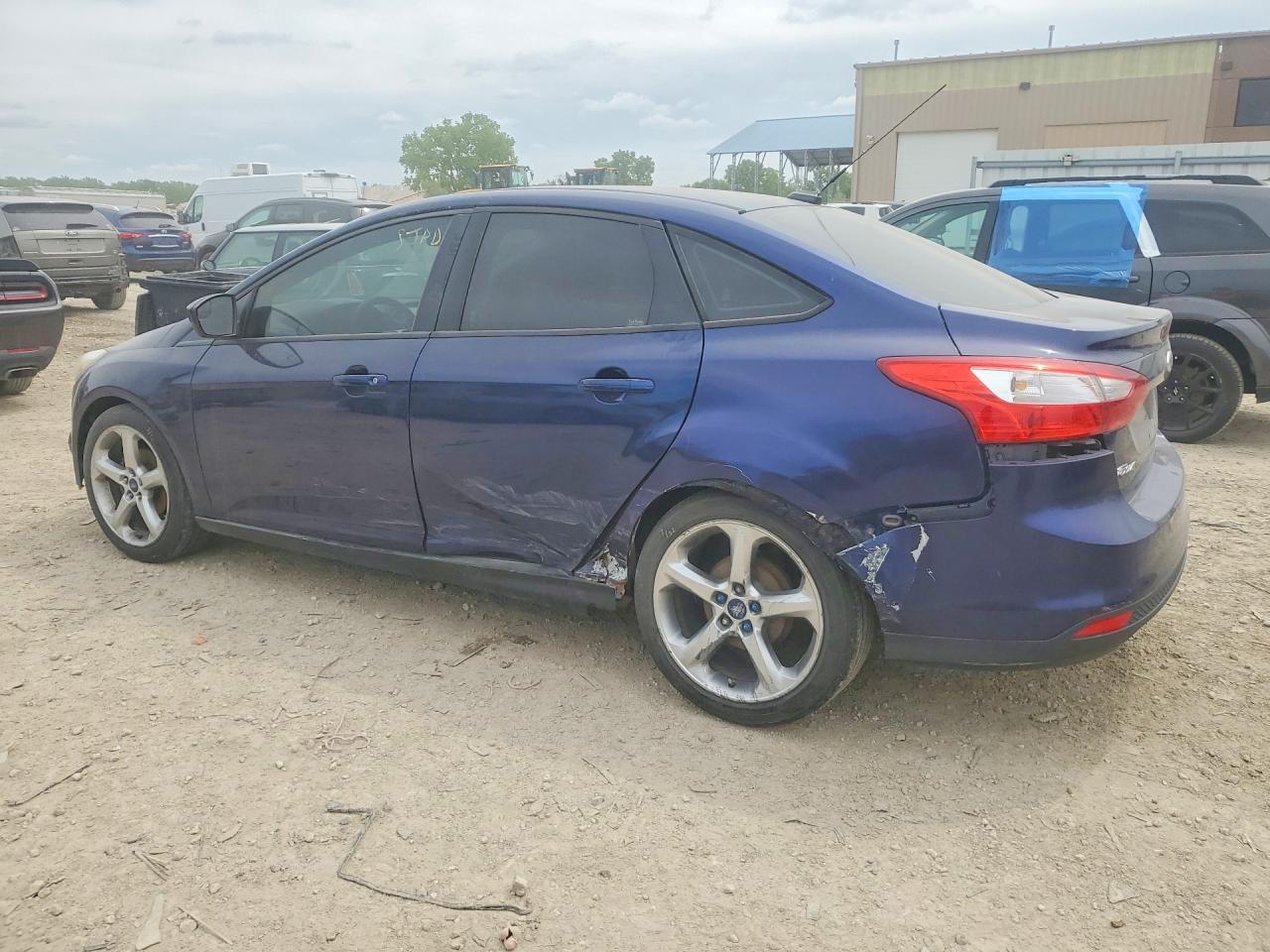 2012 Ford Focus Se Blue vin: 1FAHP3F25CL122922