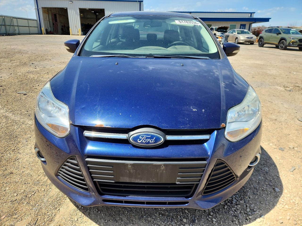 2012 Ford Focus Se Blue vin: 1FAHP3F25CL128154