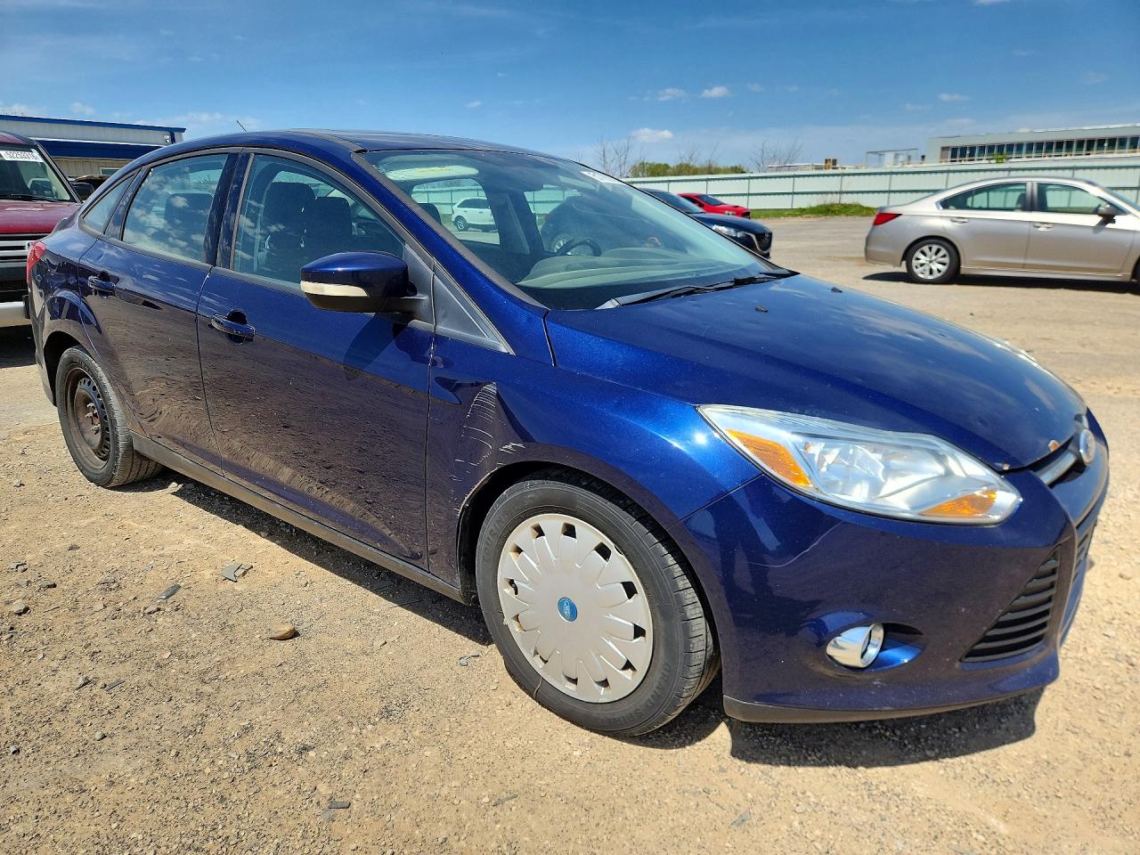 2012 Ford Focus Se Blue vin: 1FAHP3F25CL128154