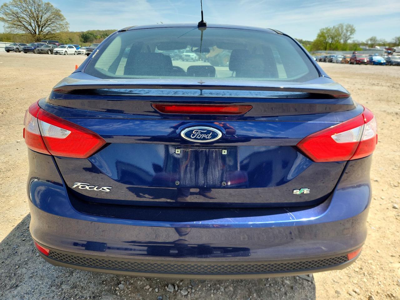 2012 Ford Focus Se Blue vin: 1FAHP3F25CL128154