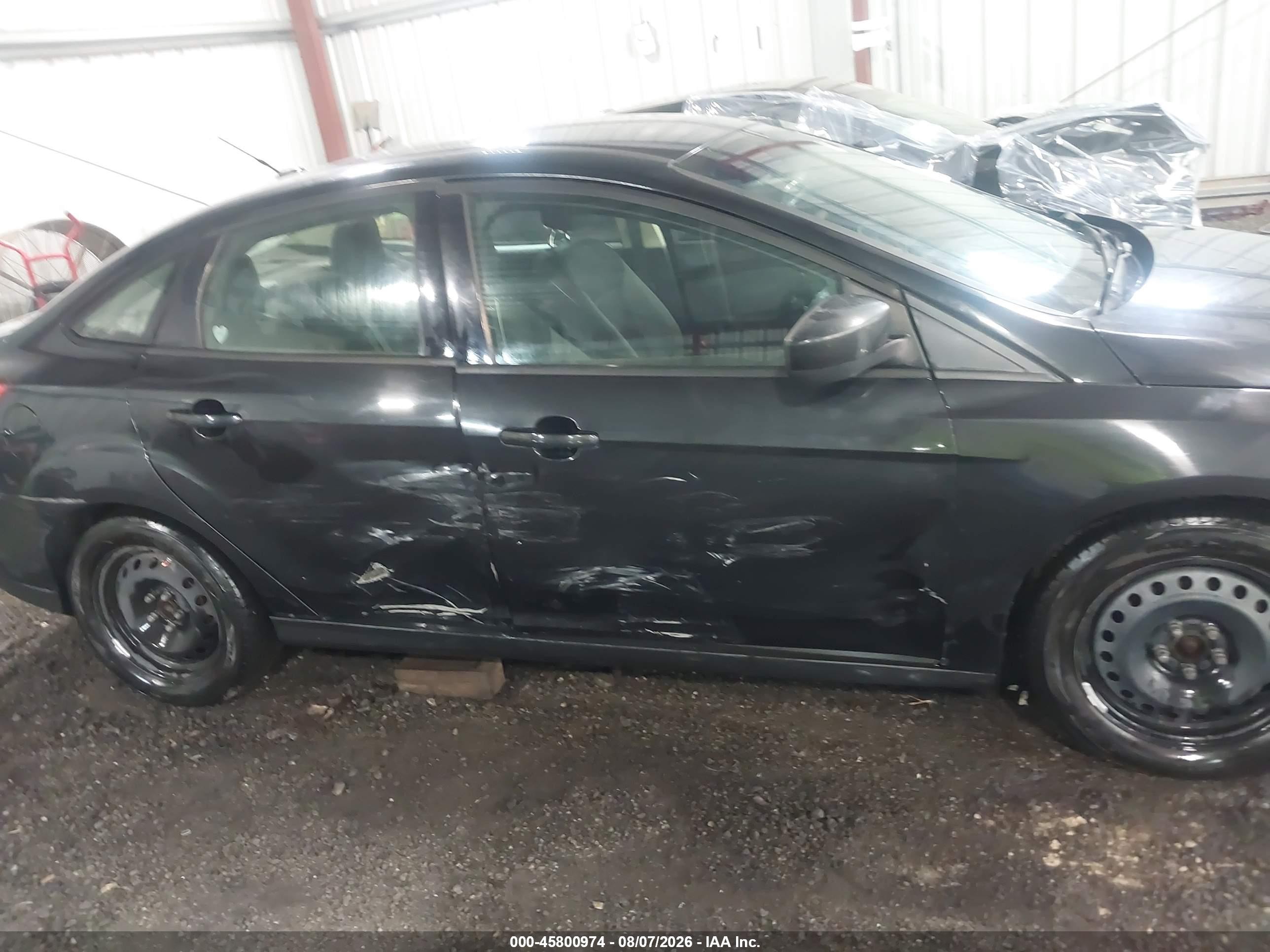2012 Ford Focus Se Черный vin: 1FAHP3F25CL148596