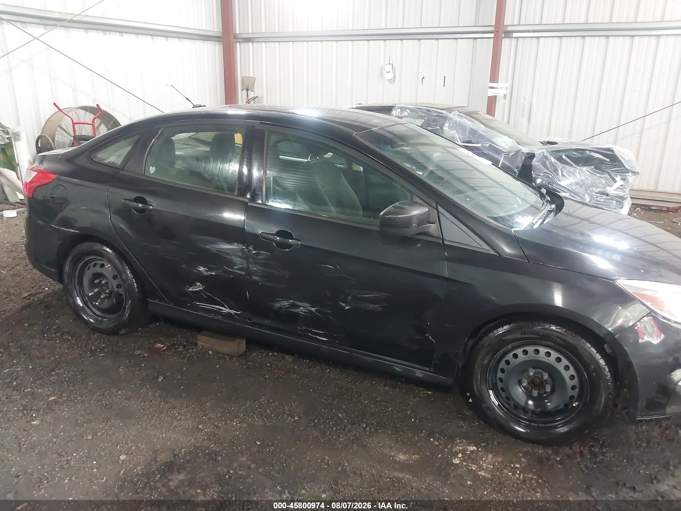 2012 Ford Focus Se Черный vin: 1FAHP3F25CL148596