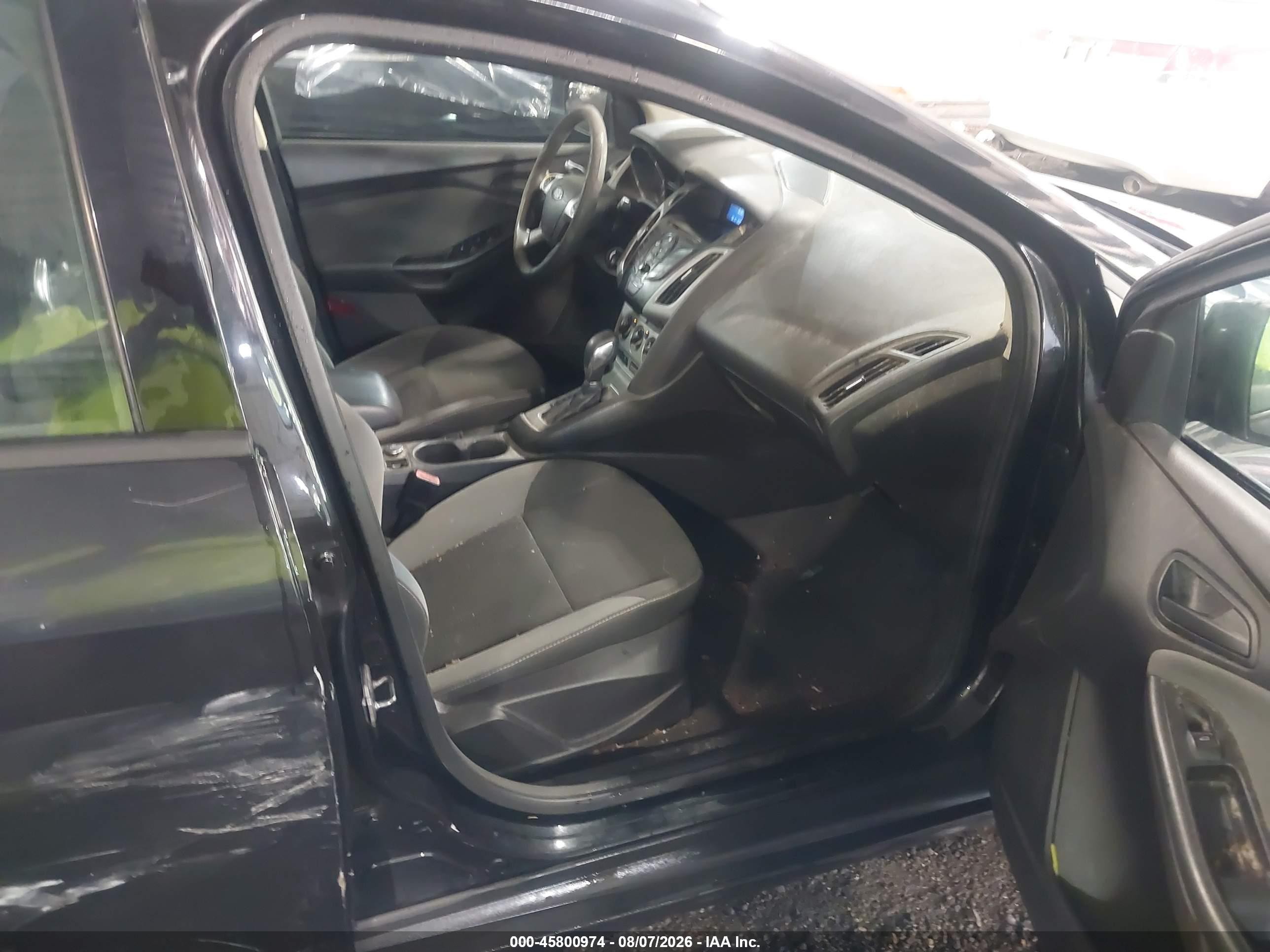 2012 Ford Focus Se Черный vin: 1FAHP3F25CL148596