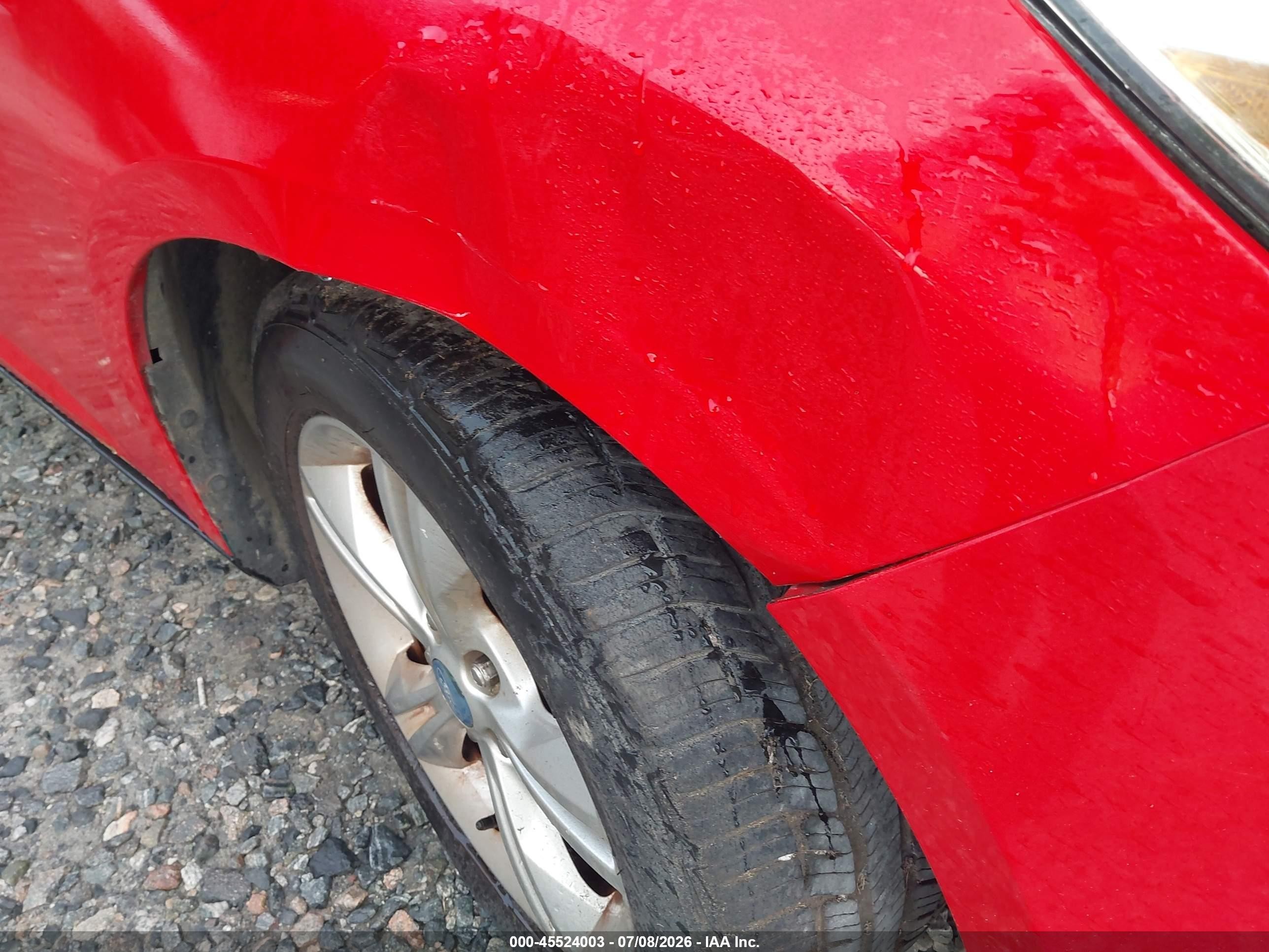 2012 Ford Focus Se Red vin: 1FAHP3F25CL152941
