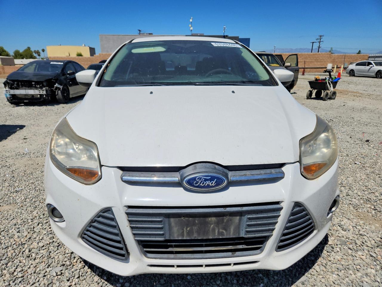 2012 Ford Focus Se White vin: 1FAHP3F25CL196809