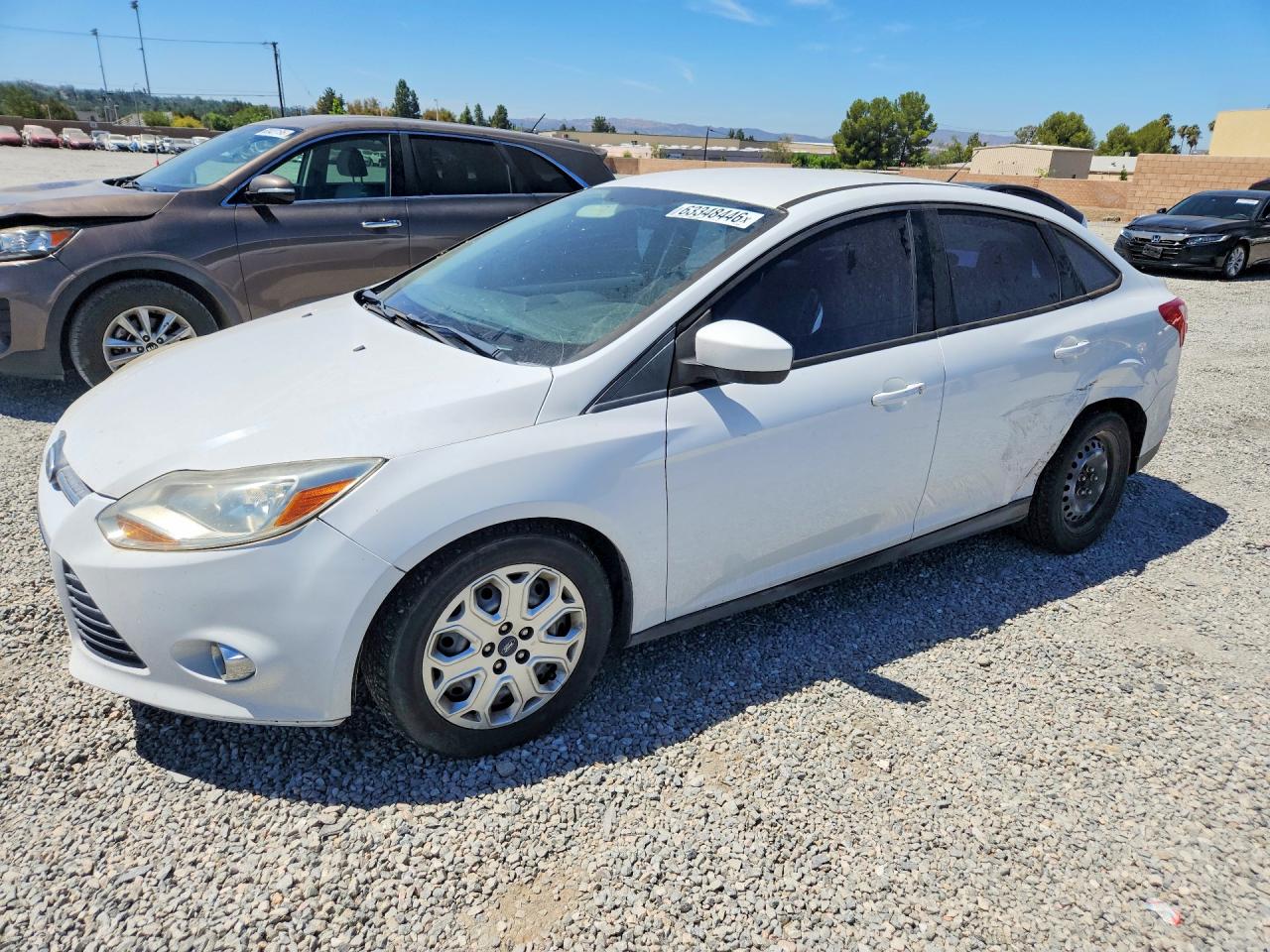 2012 Ford Focus Se White vin: 1FAHP3F25CL196809