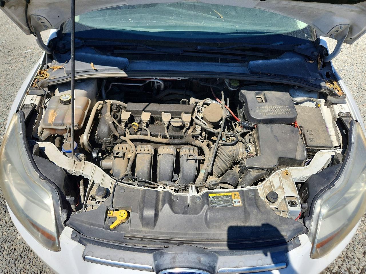 2012 Ford Focus Se White vin: 1FAHP3F25CL196809
