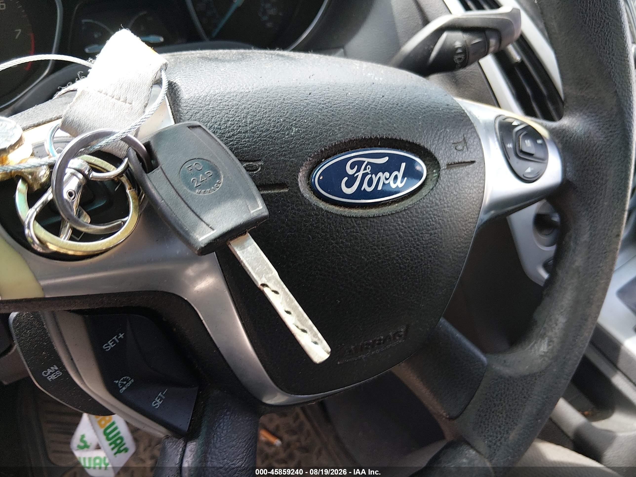 2012 Ford Focus Se White vin: 1FAHP3F25CL207355