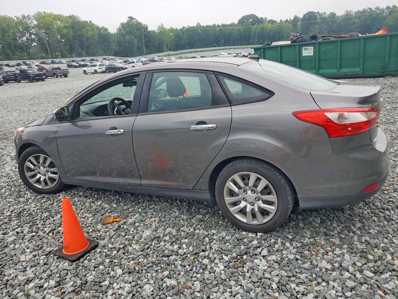 2012 Ford Focus Se Gray vin: 1FAHP3F25CL207694