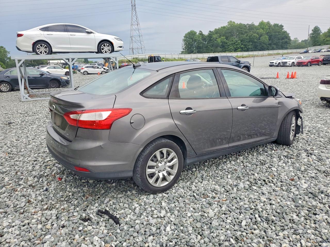 2012 Ford Focus Se Gray vin: 1FAHP3F25CL207694