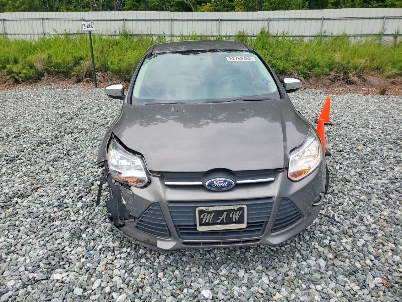 2012 Ford Focus Se Gray vin: 1FAHP3F25CL207694