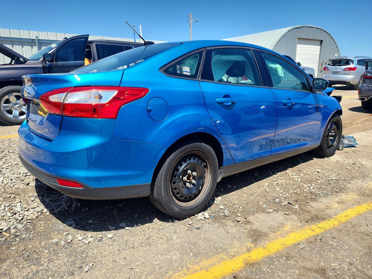 2012 Ford Focus Se Blue vin: 1FAHP3F25CL243725