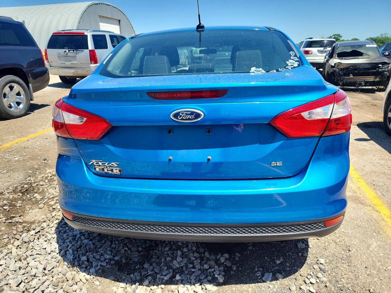 2012 Ford Focus Se Blue vin: 1FAHP3F25CL243725