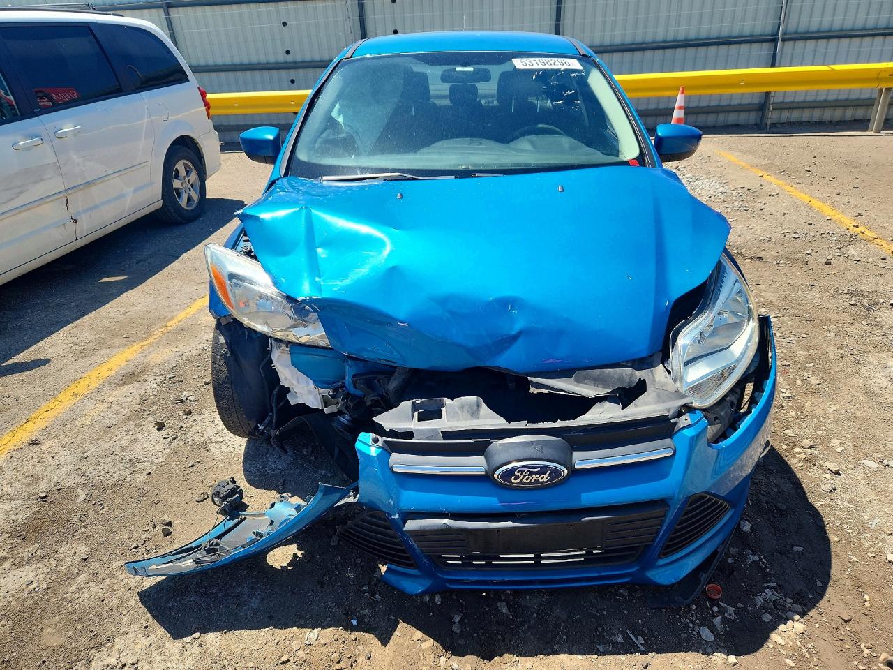 2012 Ford Focus Se Blue vin: 1FAHP3F25CL243725