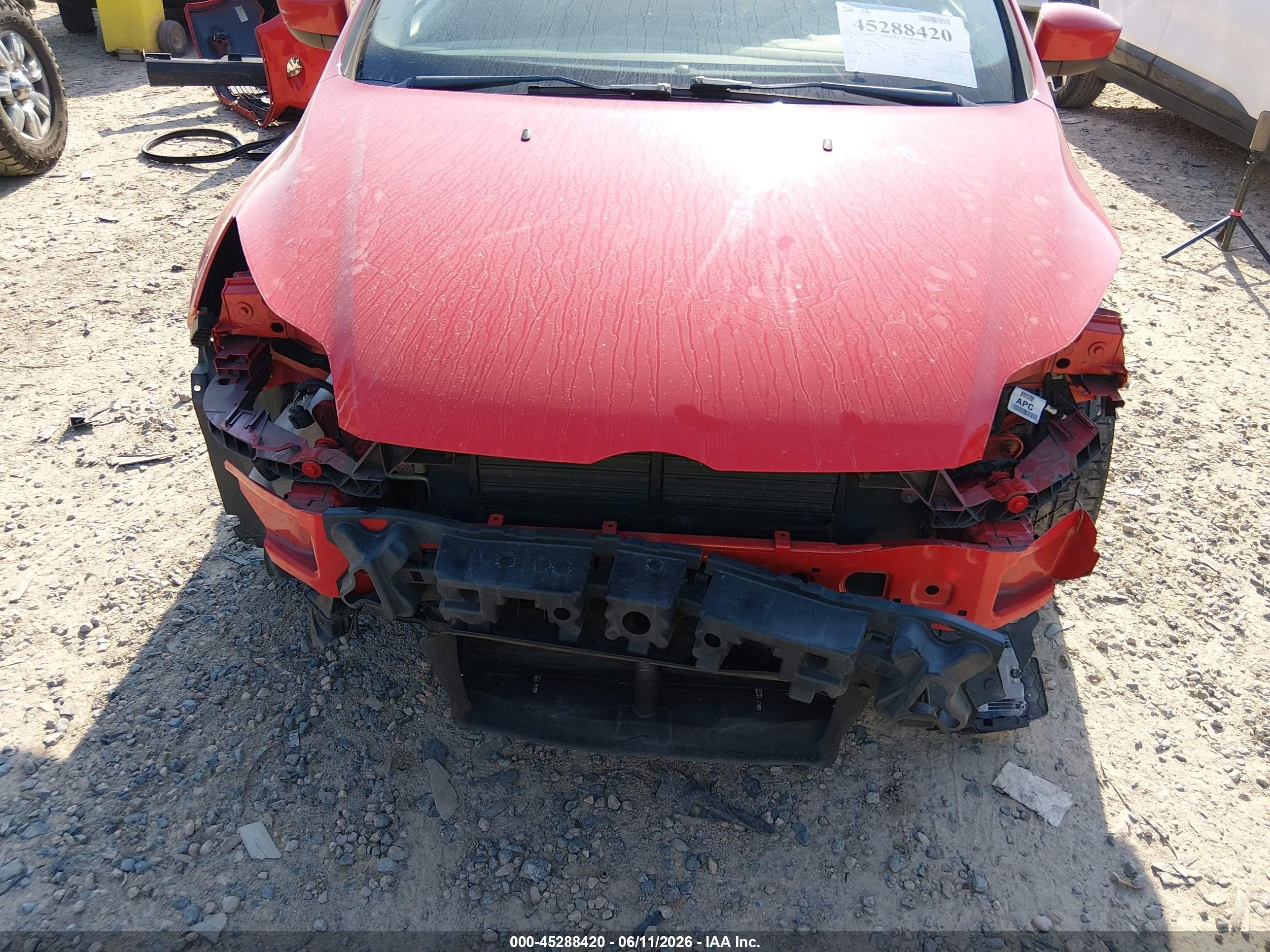 2012 Ford Focus Se Red vin: 1FAHP3F25CL254045