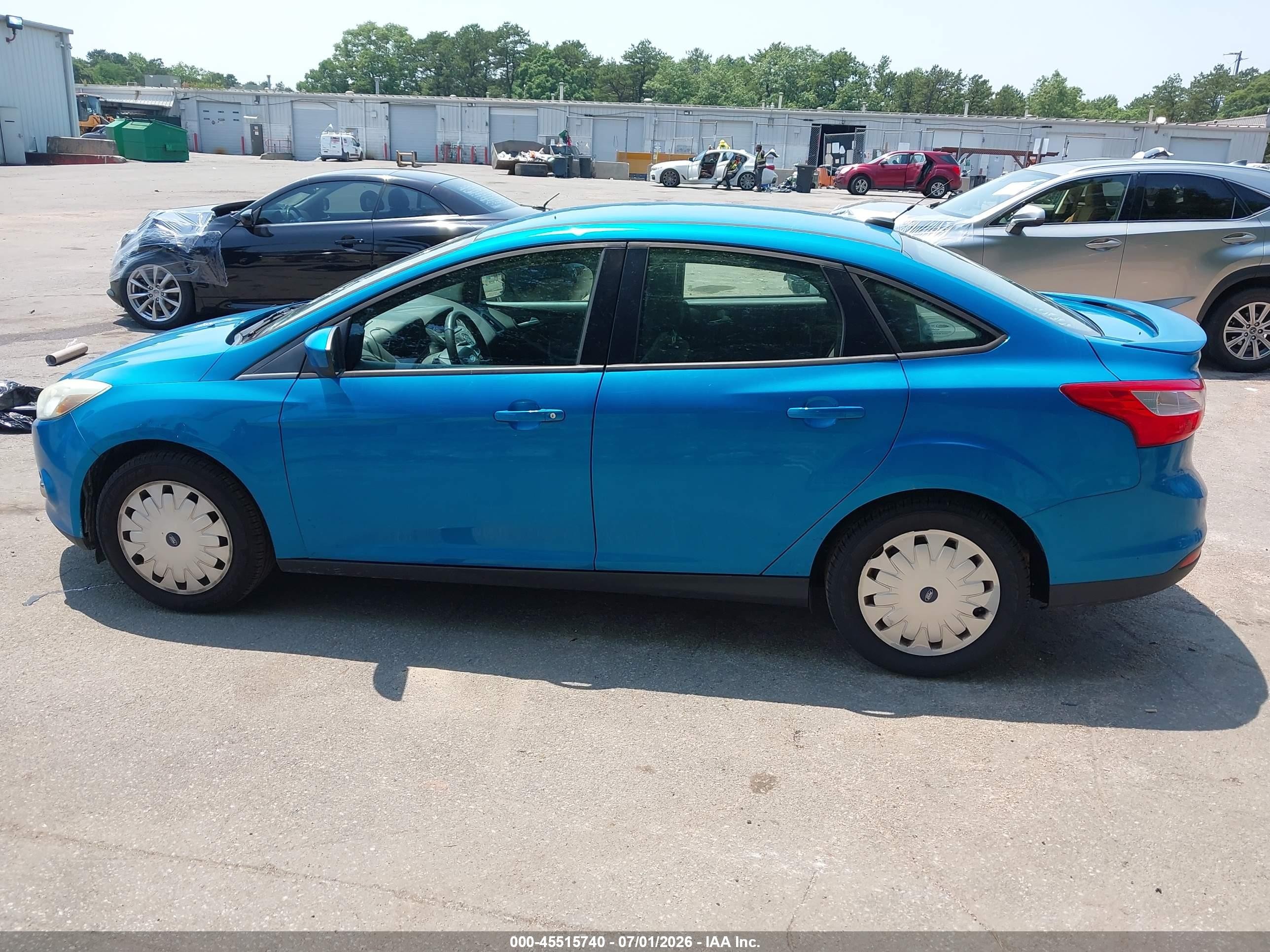 2012 Ford Focus Se Синий vin: 1FAHP3F25CL262520