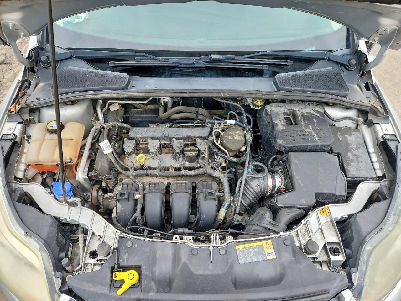 2012 Ford Focus Se Silver vin: 1FAHP3F25CL263442