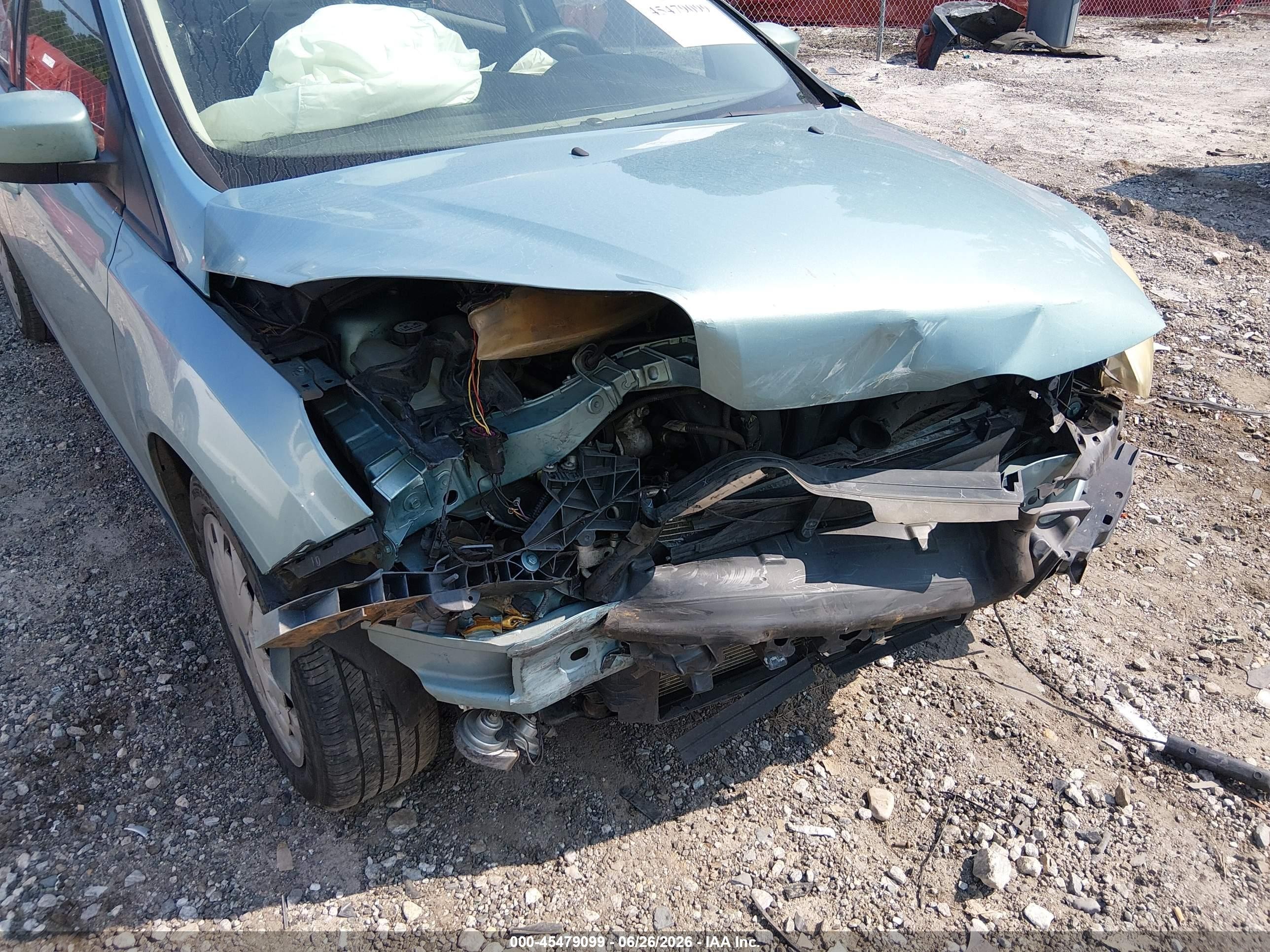 2012 Ford Focus Se Green vin: 1FAHP3F25CL279012