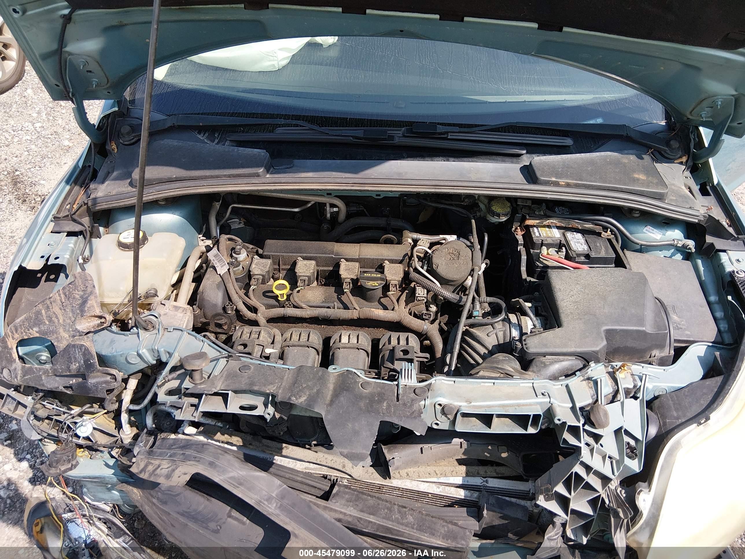 2012 Ford Focus Se Green vin: 1FAHP3F25CL279012