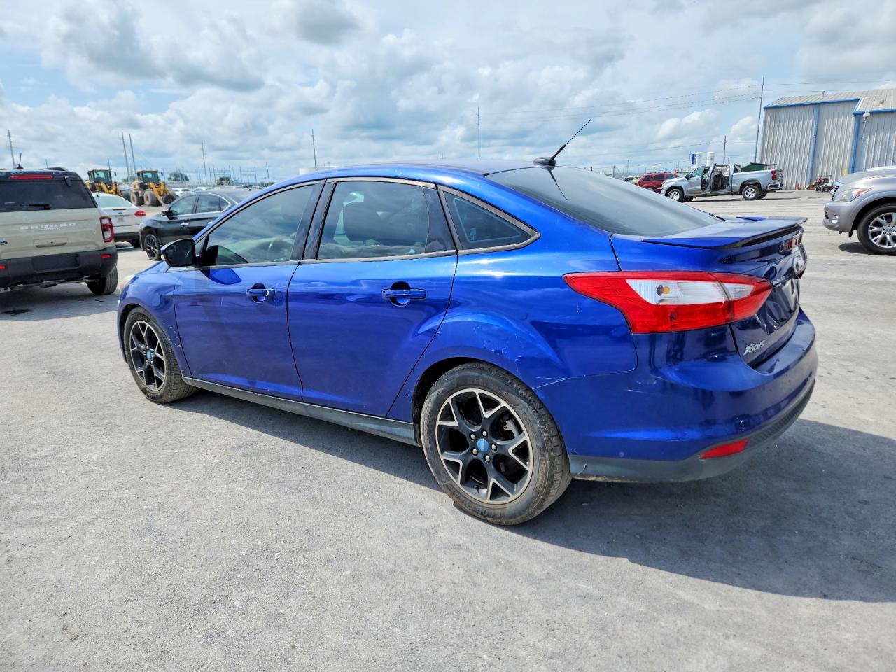 2012 Ford Focus Se Blue vin: 1FAHP3F25CL279110