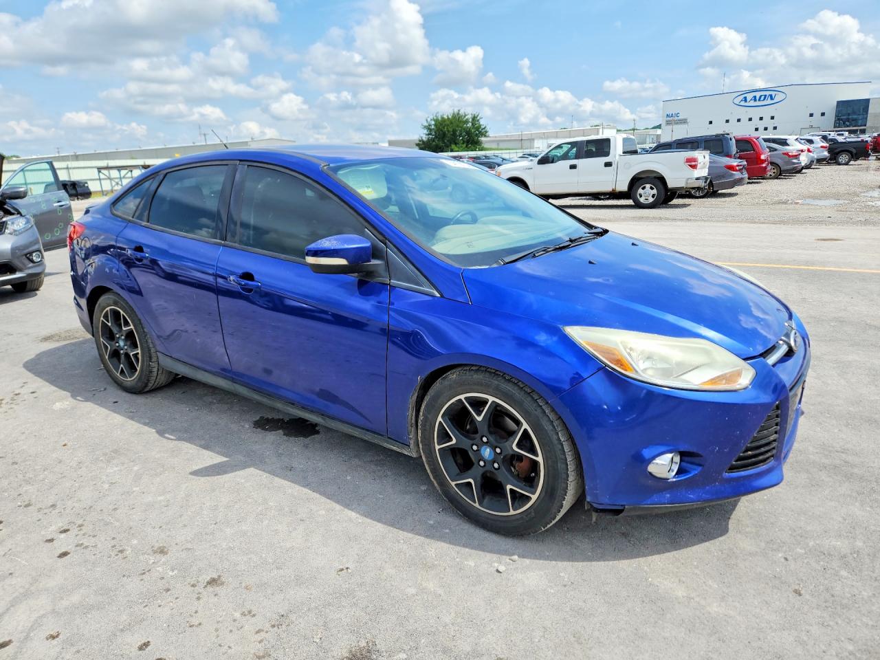2012 Ford Focus Se Blue vin: 1FAHP3F25CL279110