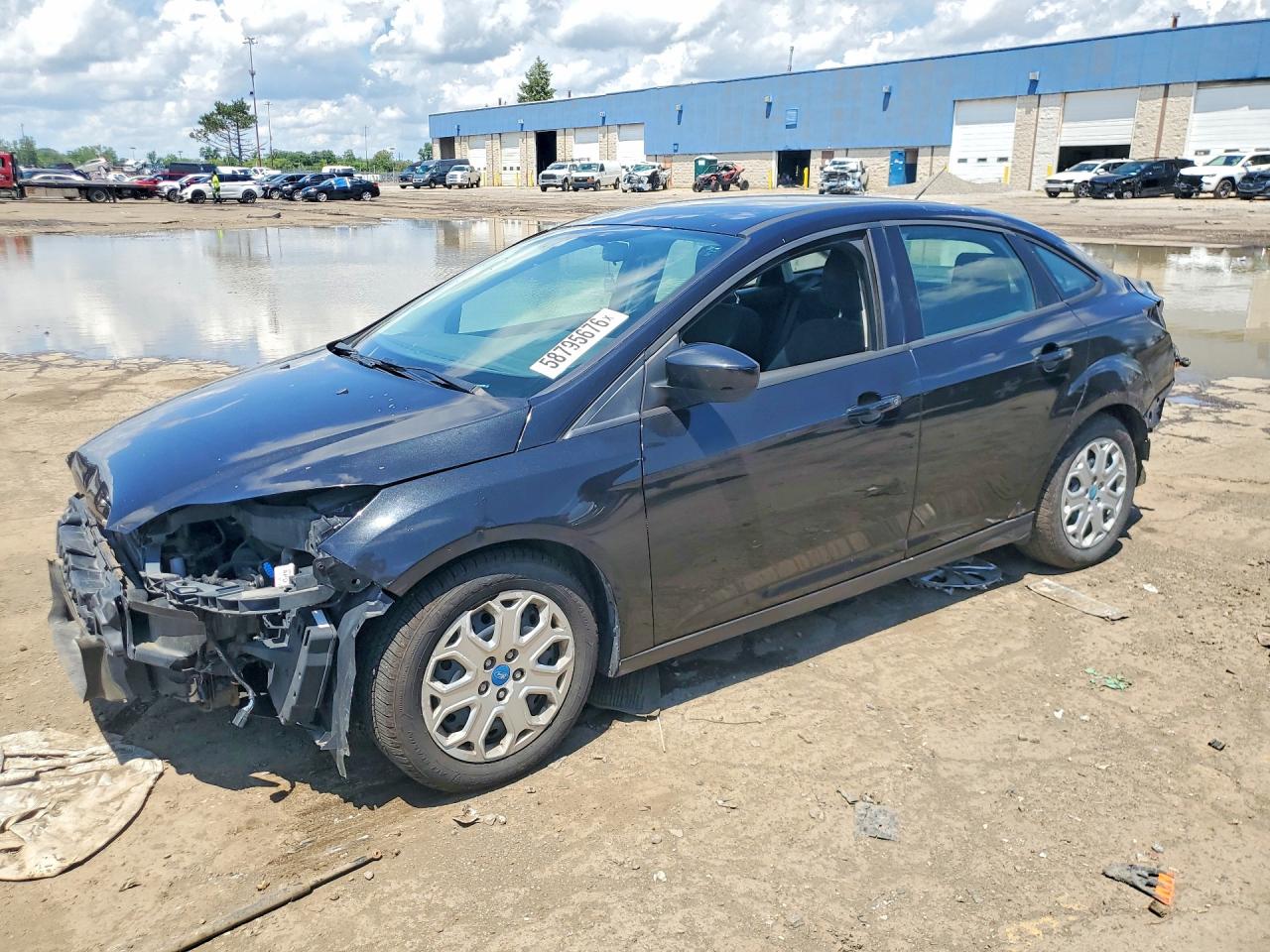 2012 Ford Focus Se Black vin: 1FAHP3F25CL311361