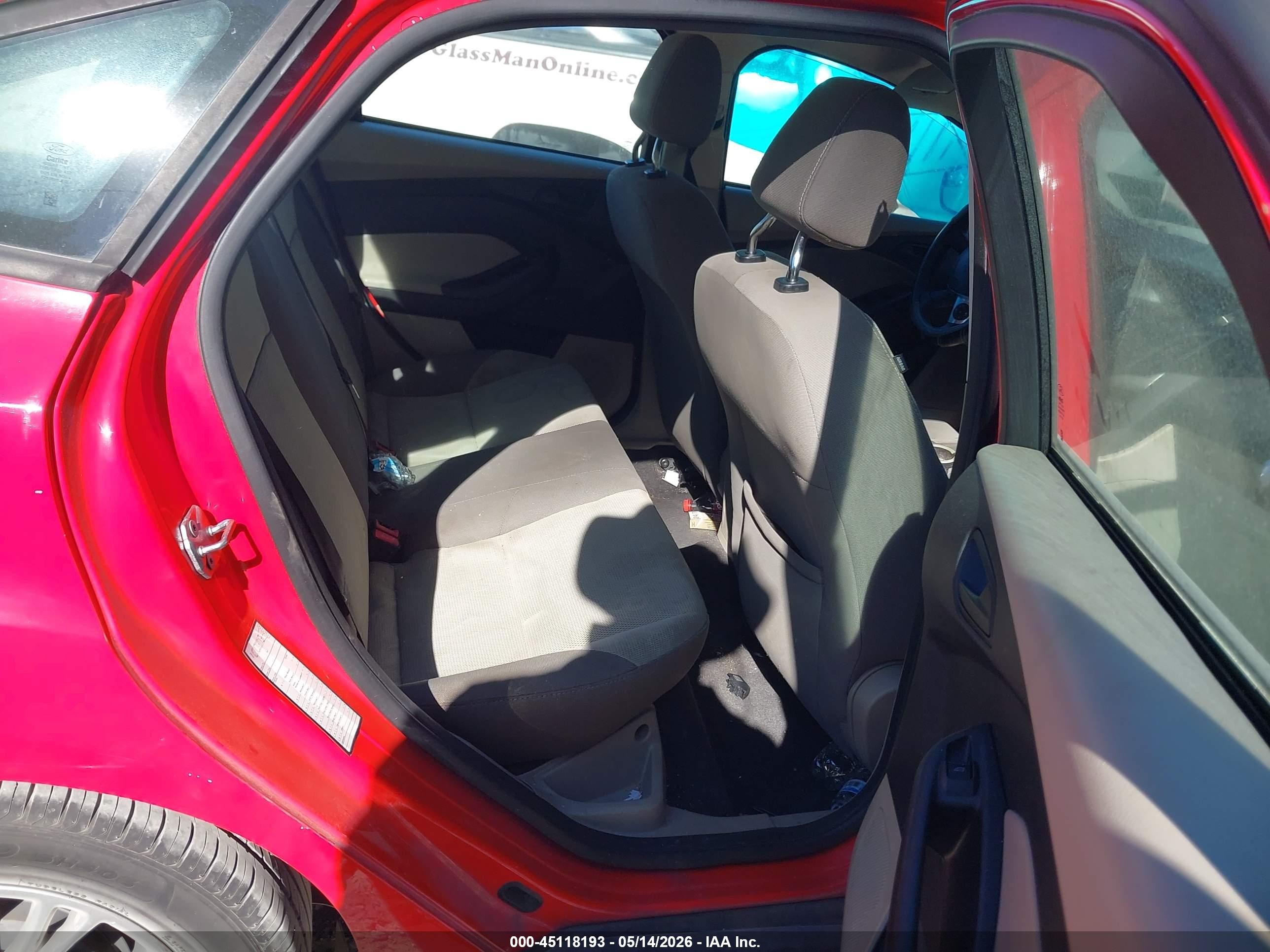 2012 Ford Focus Se Red vin: 1FAHP3F25CL333277