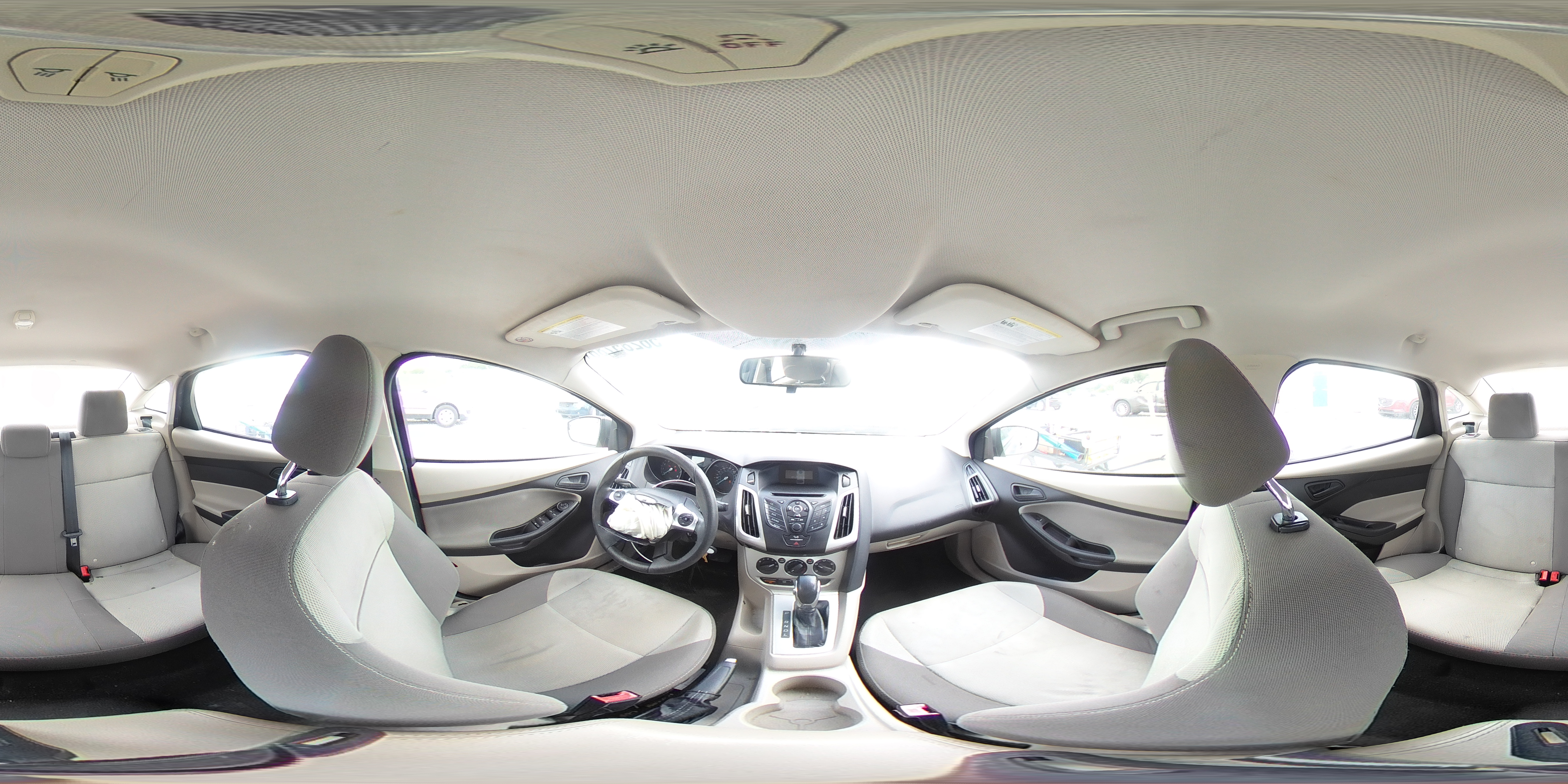 2012 Ford Focus Se Серый vin: 1FAHP3F25CL334641