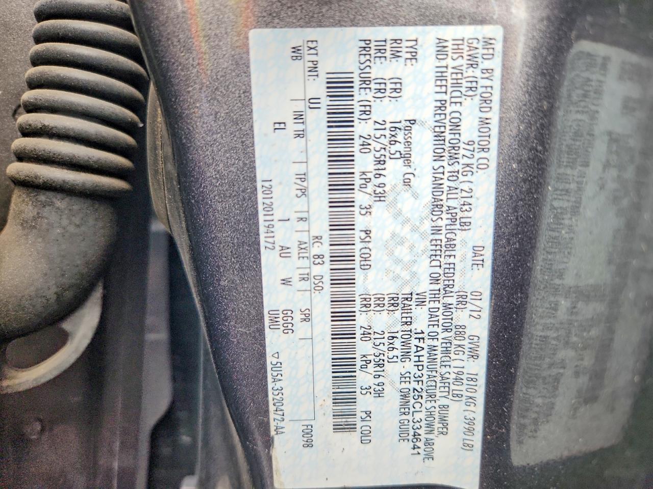 2012 Ford Focus Se Серый vin: 1FAHP3F25CL334641