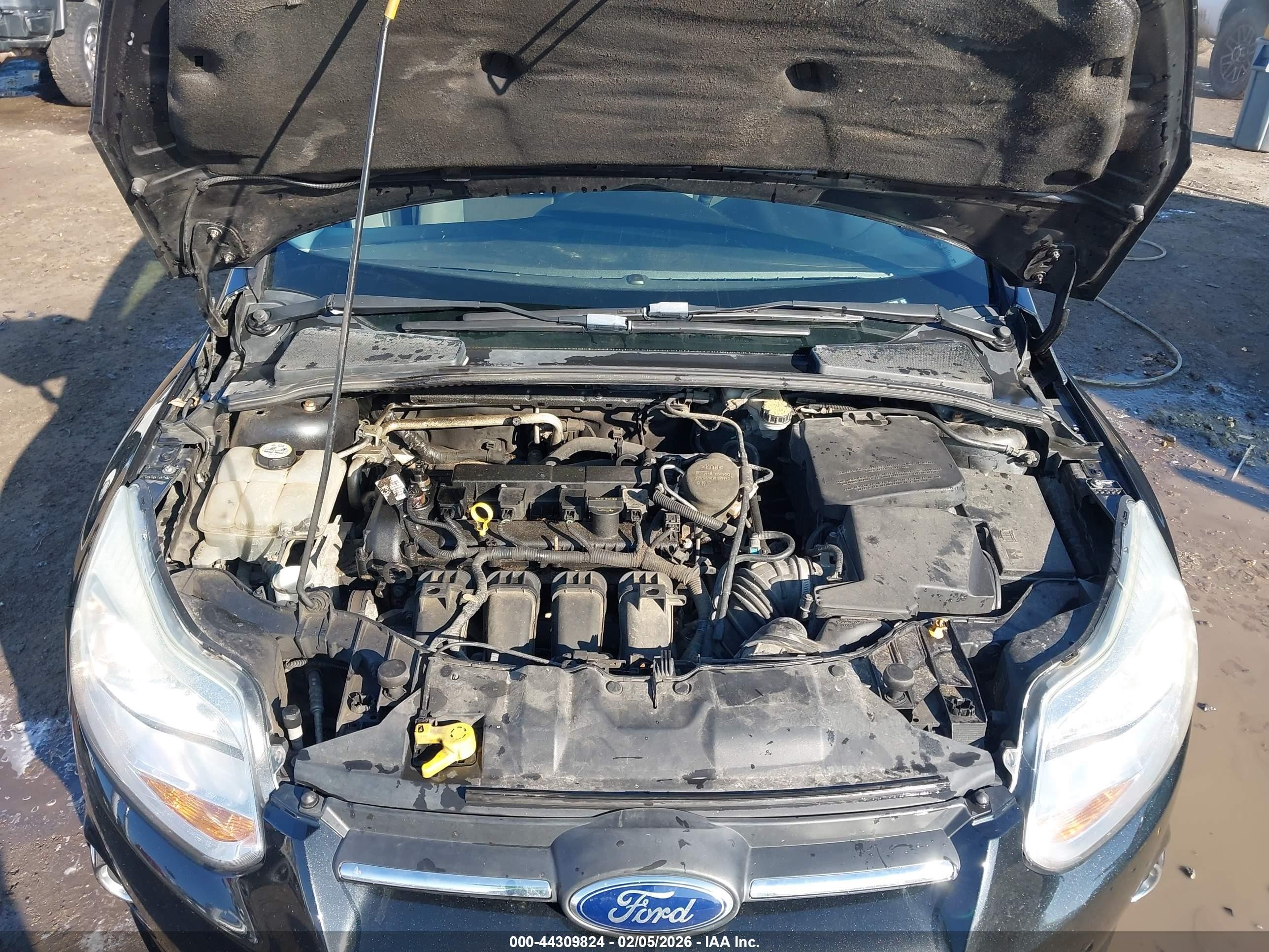 2012 Ford Focus Se Черный vin: 1FAHP3F25CL405305