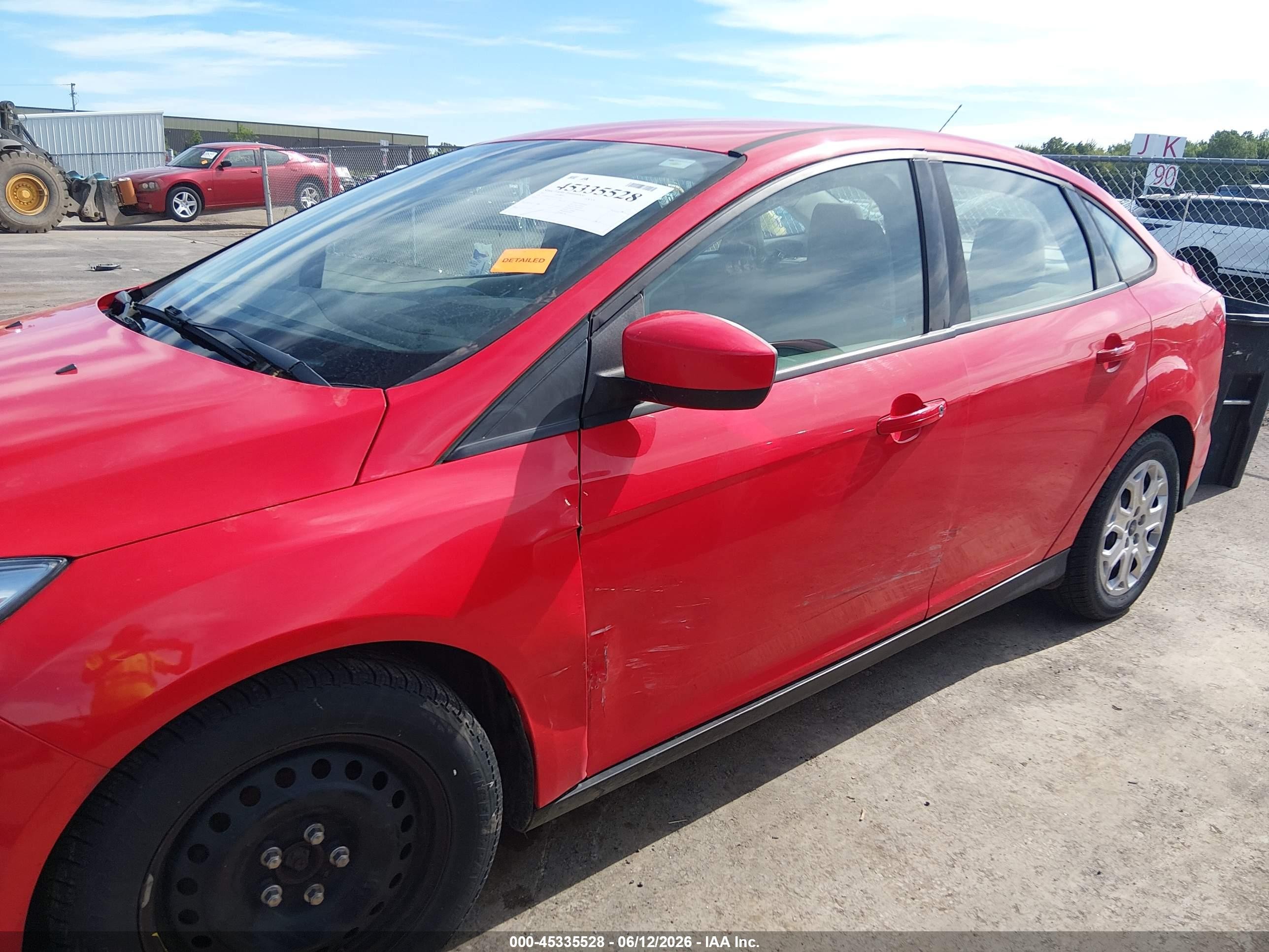 2012 Ford Focus Se Red vin: 1FAHP3F25CL421164