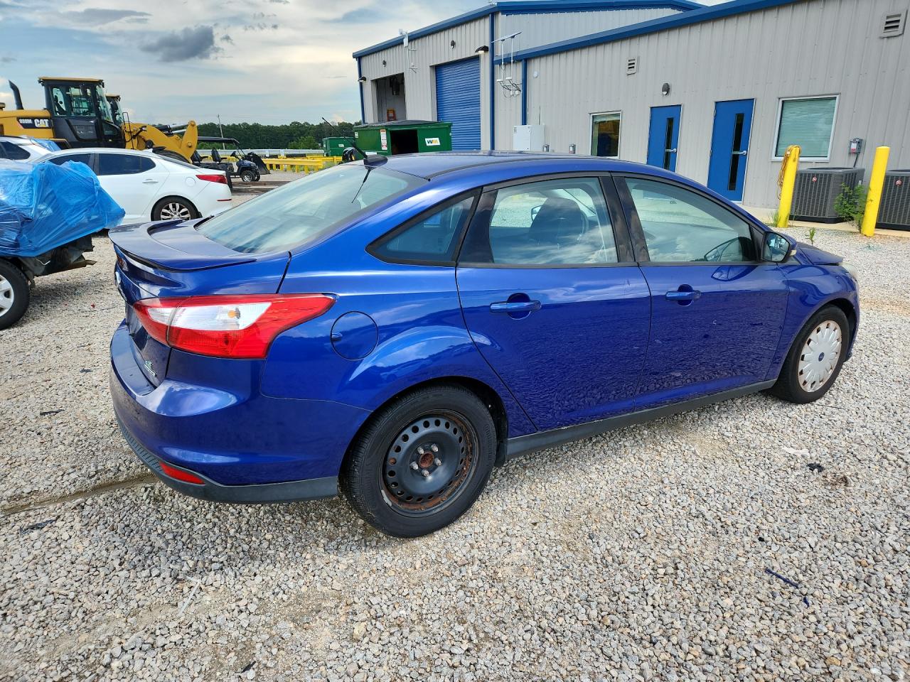 2012 Ford Focus Se Blue vin: 1FAHP3F25CL422637