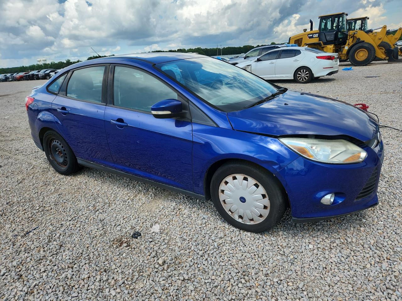 2012 Ford Focus Se Blue vin: 1FAHP3F25CL422637