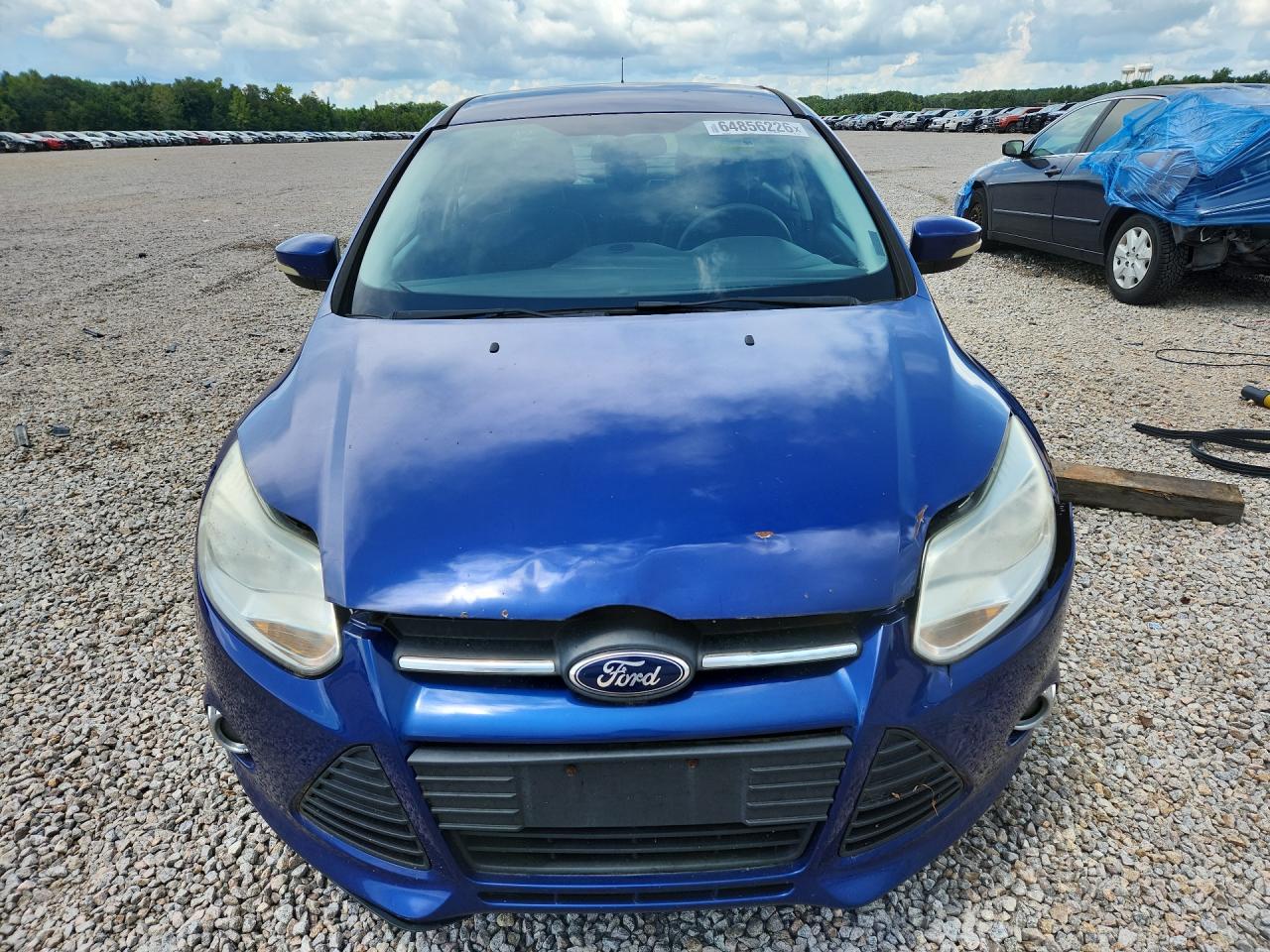 2012 Ford Focus Se Blue vin: 1FAHP3F25CL422637