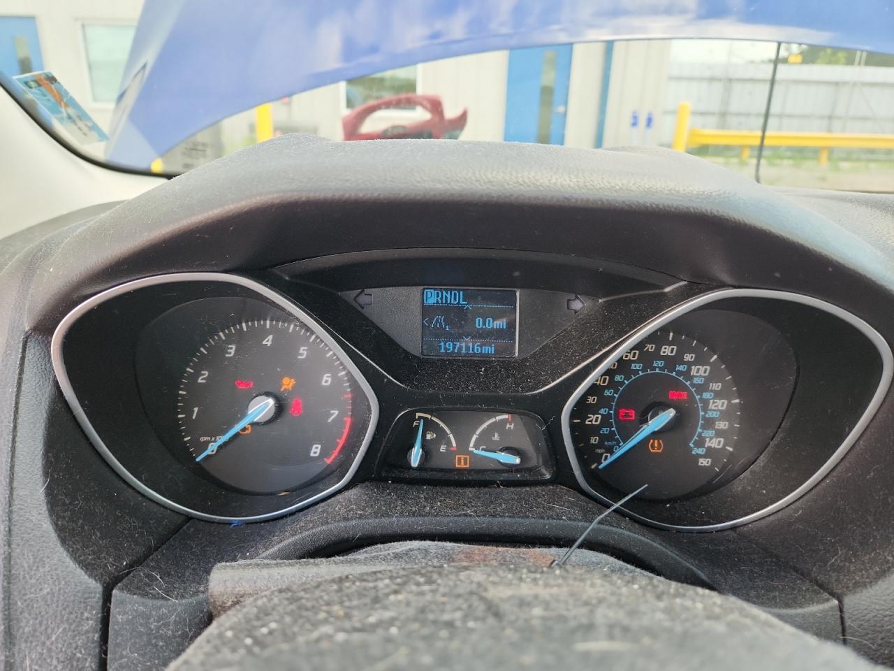 2012 Ford Focus Se Blue vin: 1FAHP3F25CL422637