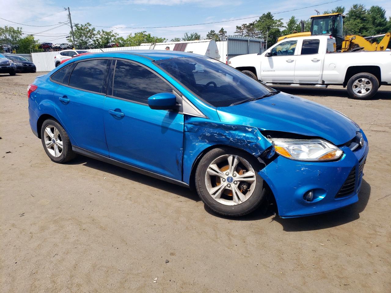 2012 Ford Focus Se Blue vin: 1FAHP3F25CL442211