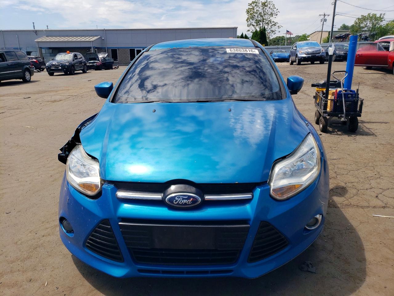 2012 Ford Focus Se Blue vin: 1FAHP3F25CL442211