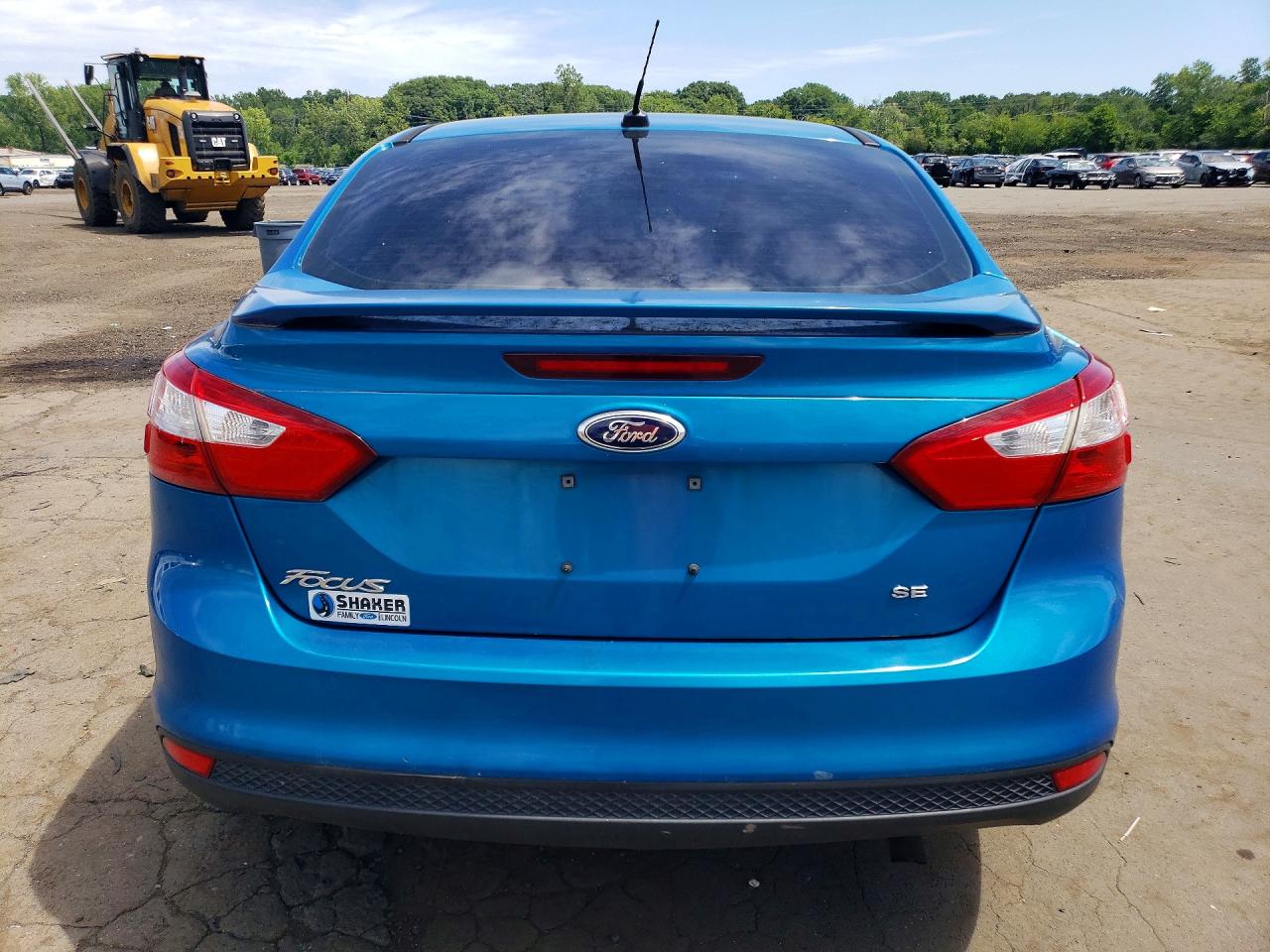 2012 Ford Focus Se Blue vin: 1FAHP3F25CL442211