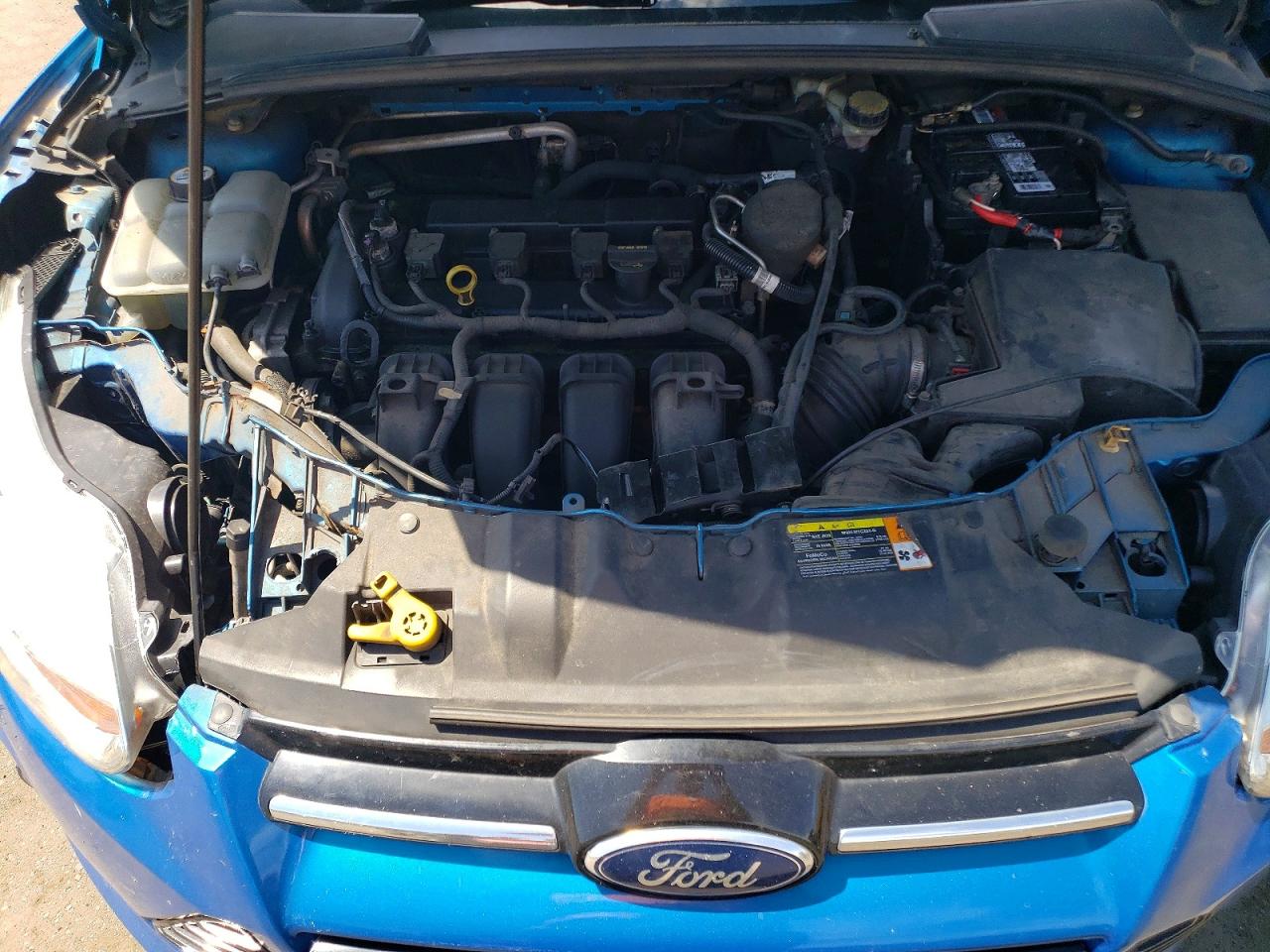 2012 Ford Focus Se Blue vin: 1FAHP3F25CL442211