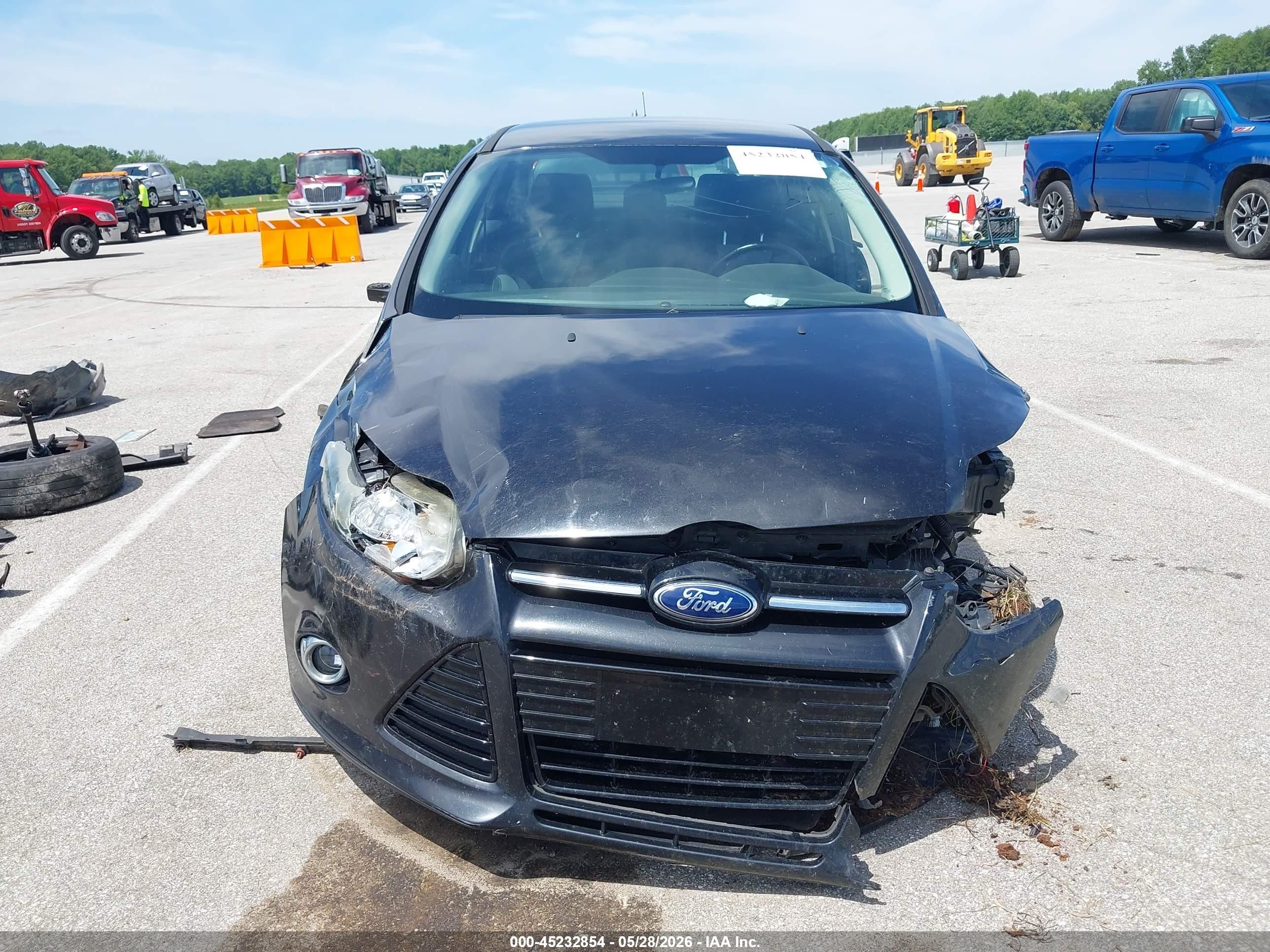 2012 Ford Focus Se Черный vin: 1FAHP3F25CL444895
