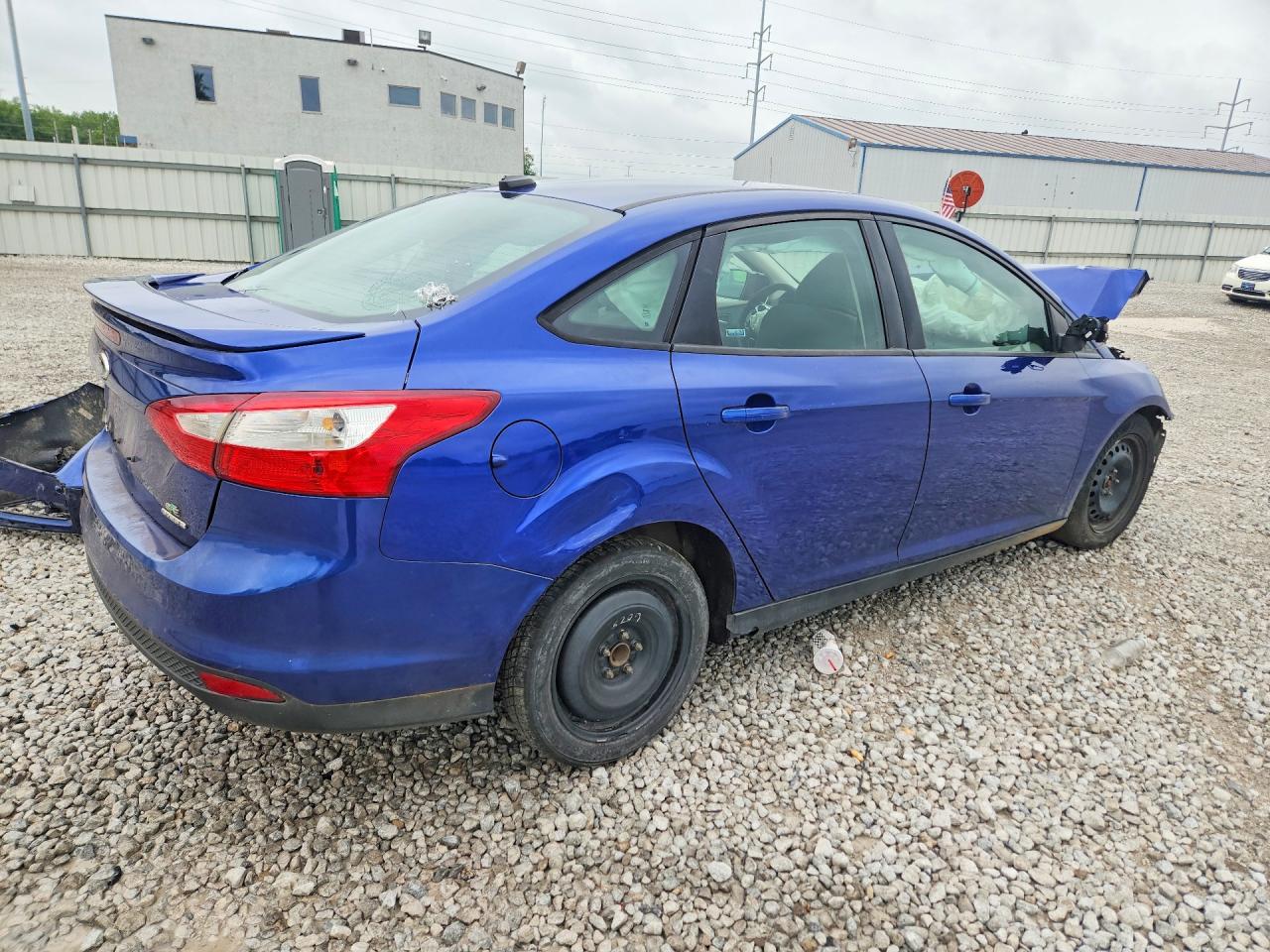 2012 Ford Focus Se Blue vin: 1FAHP3F25CL464693