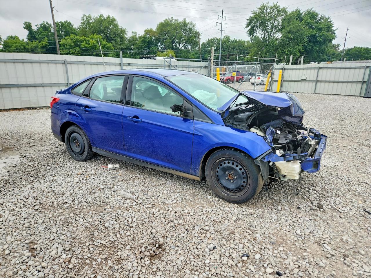 2012 Ford Focus Se Blue vin: 1FAHP3F25CL464693