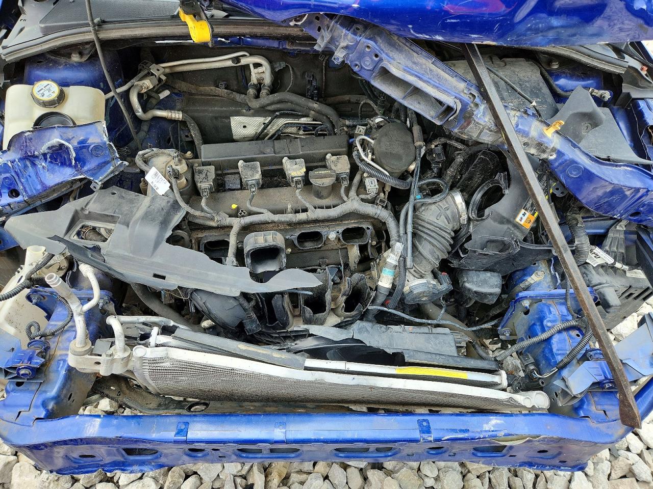 2012 Ford Focus Se Blue vin: 1FAHP3F25CL464693